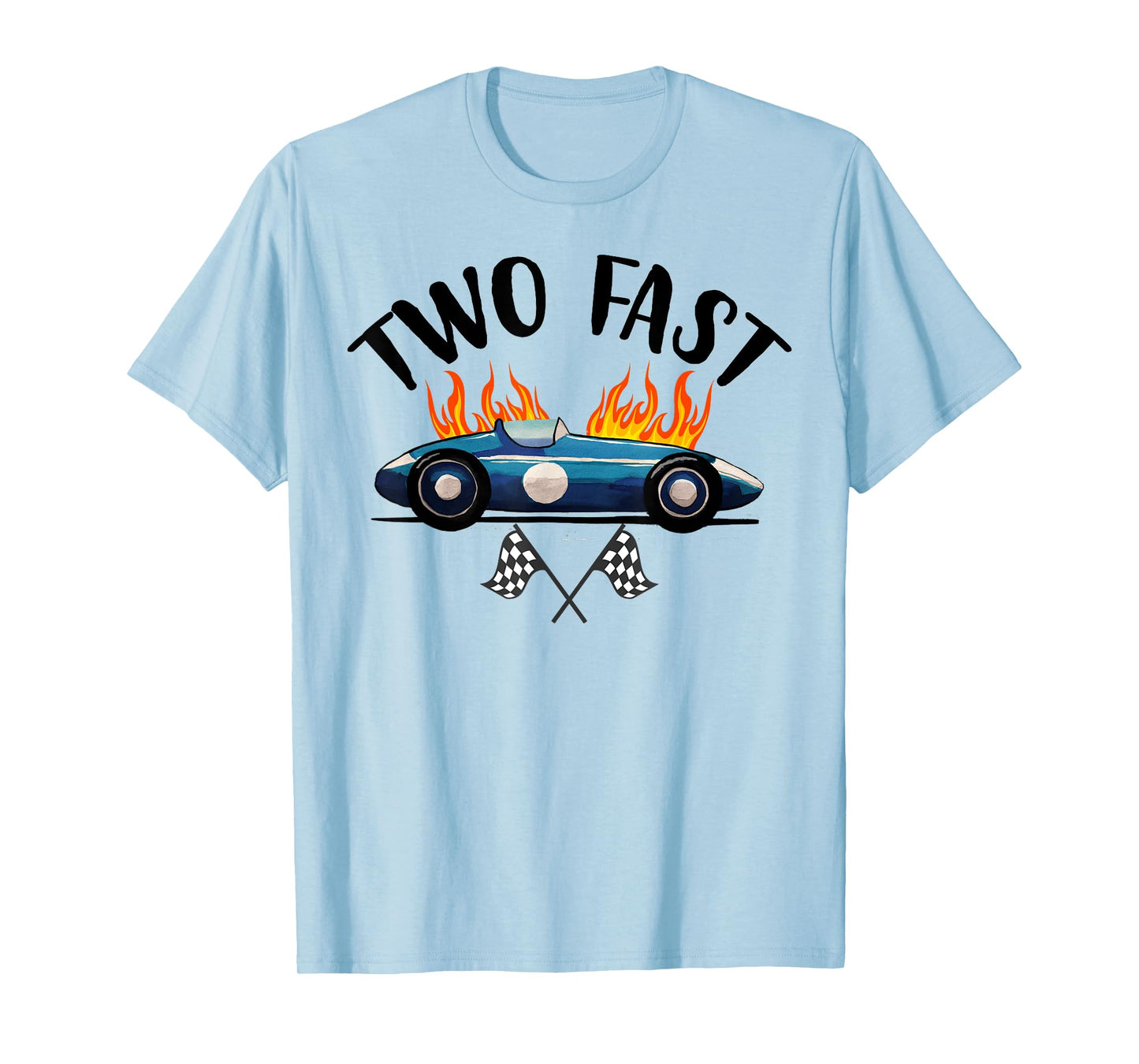 2nd Birthday Two Fast Race Car Second Bday Party Family T-Shirt