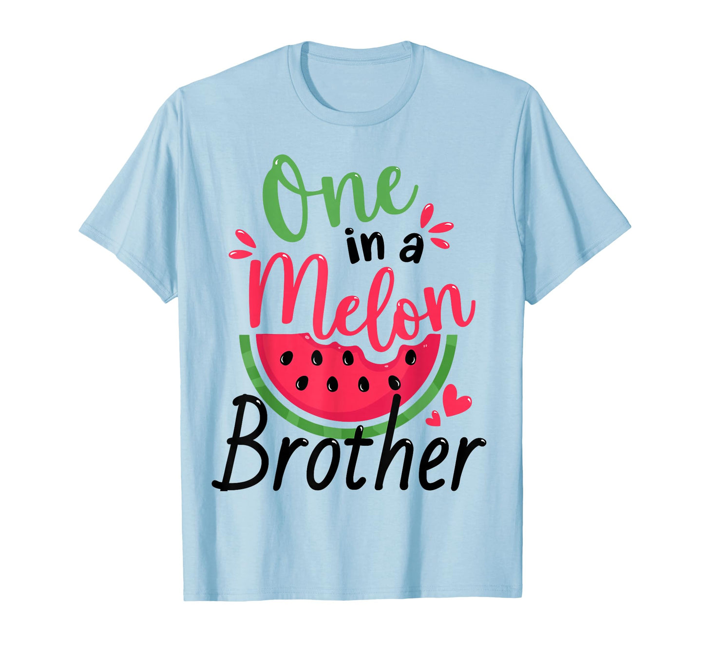 One in a Melon Brother 1st Birthday Party Family Matching T-Shirt