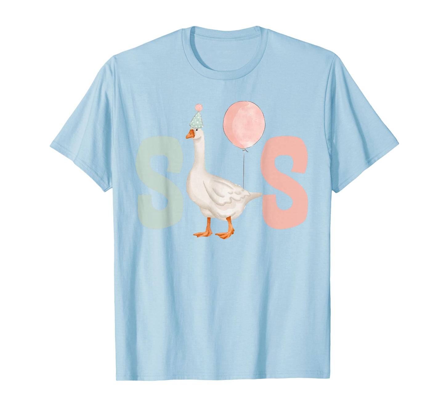 One Silly Goose Sister 1st First Birthday Family Matching T-Shirt