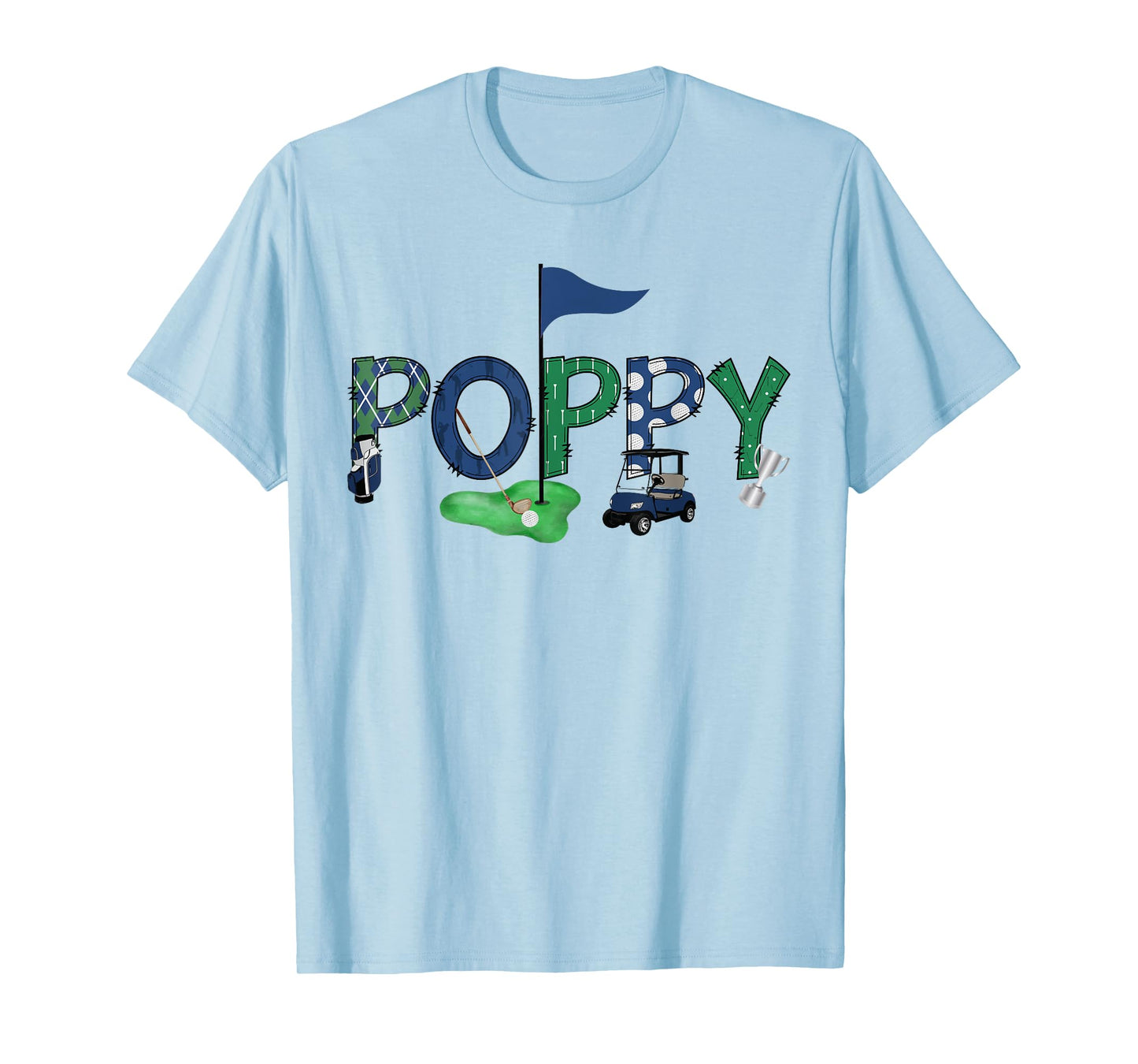 Poppy Of The Birthday Boy Hole in One Golf Sport Matching T-Shirt