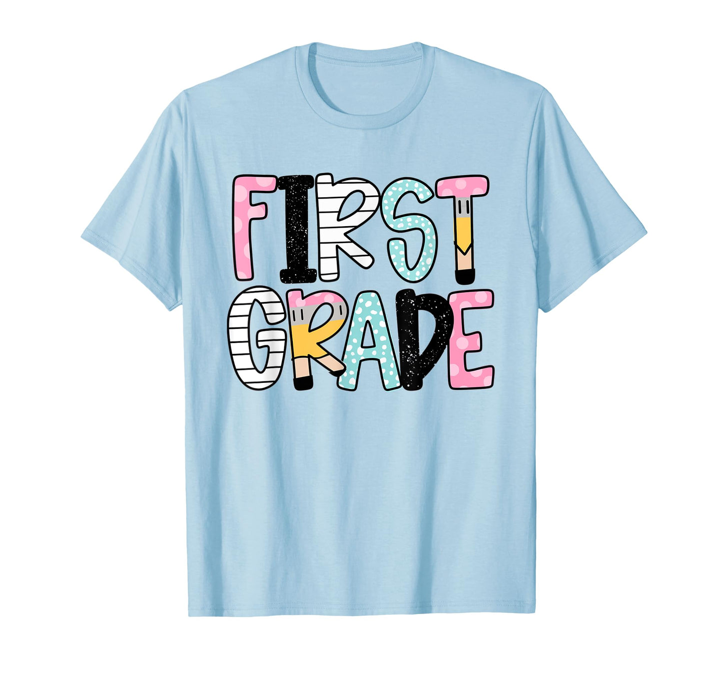 First Grade Retro Back To School Teacher First Day of School T-Shirt