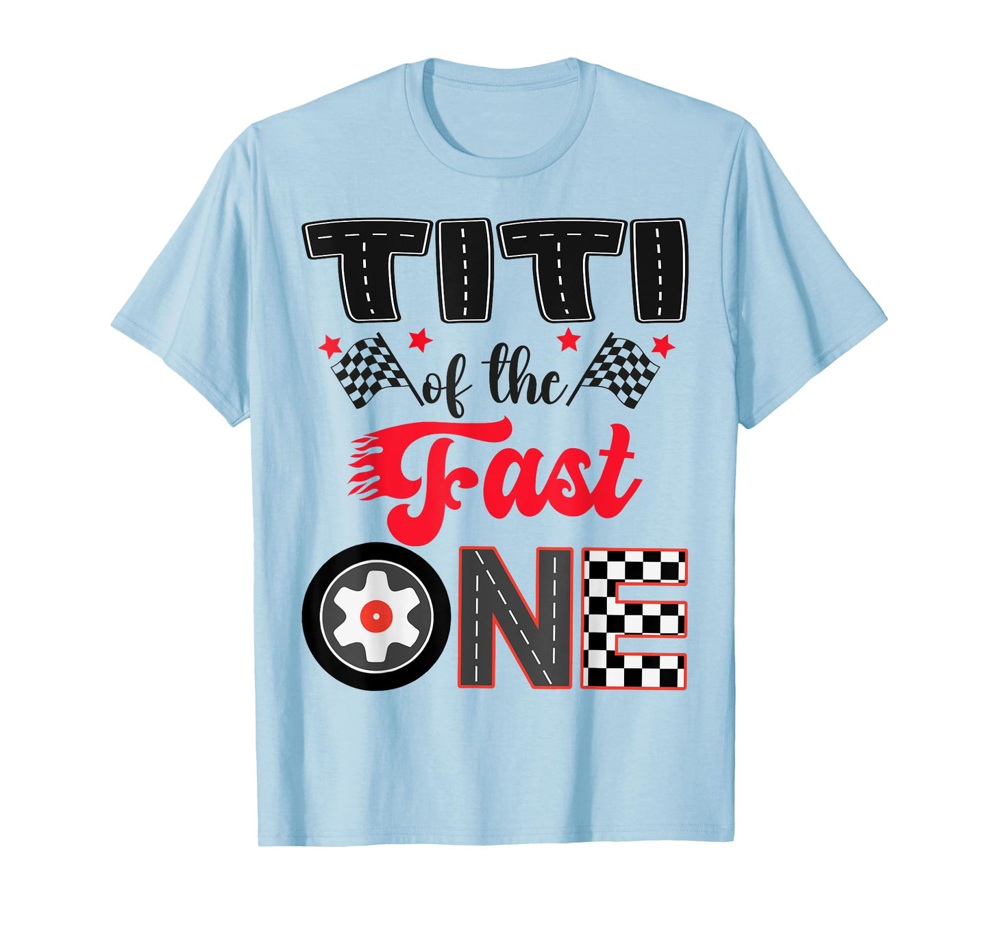 Titi Of The Fast One Car Racing Dad 1St Birthday Boy T-Shirt