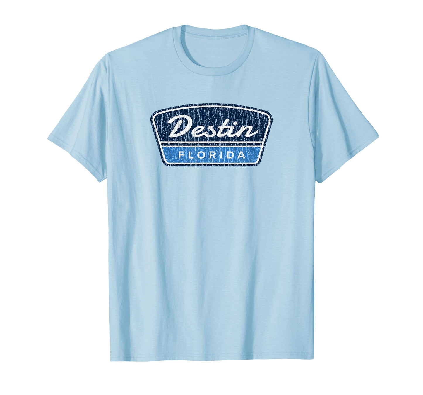 Destin Florida Retro Vintage Souvenir Badge T-Shirt