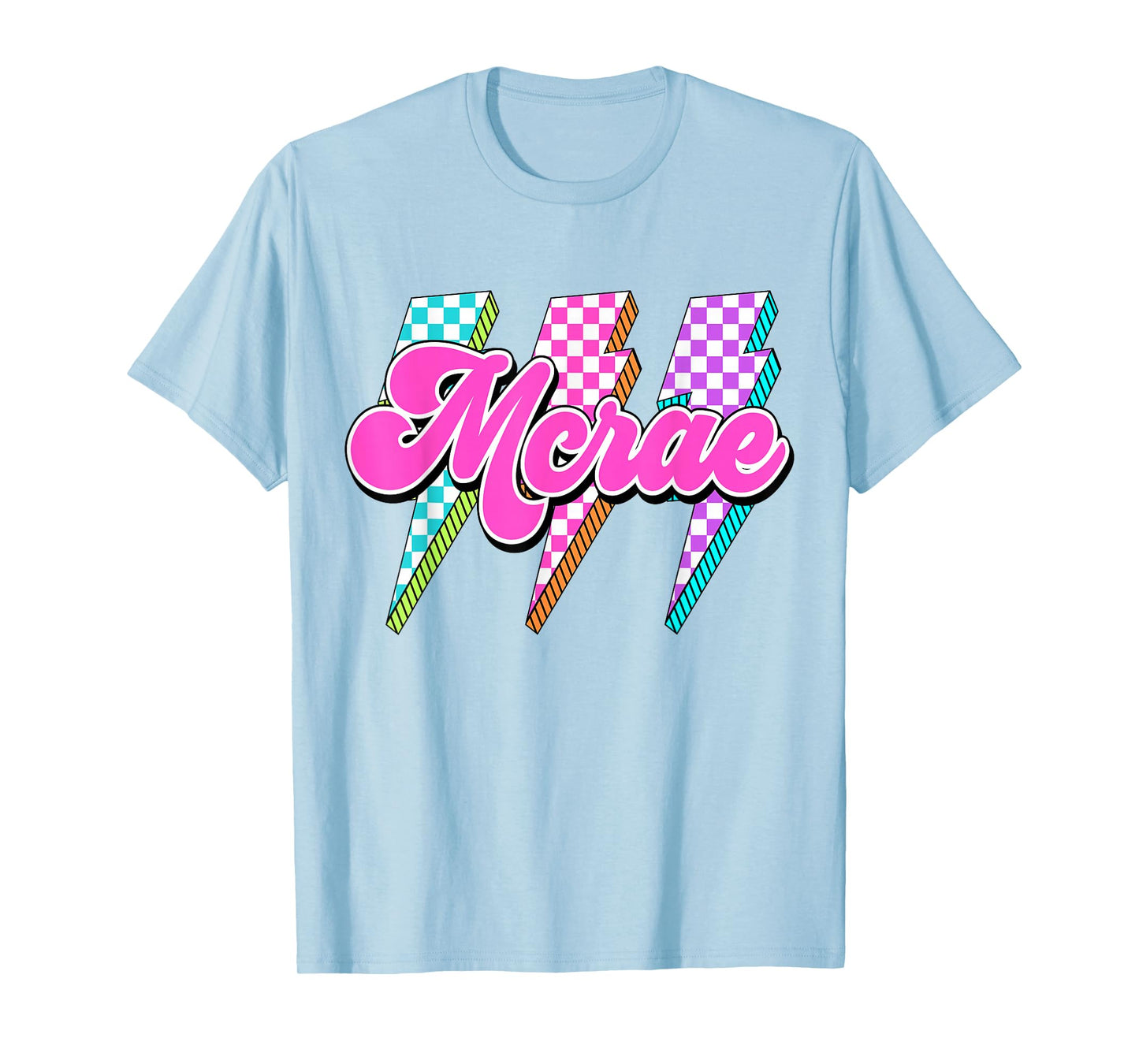 McRae Checkered I Love McRae 80's Vintage T-Shirt