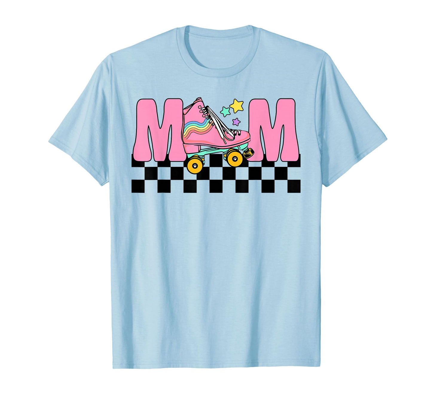 Mom Rolling Into Birthday Roller Skating Family Matching T-Shirt