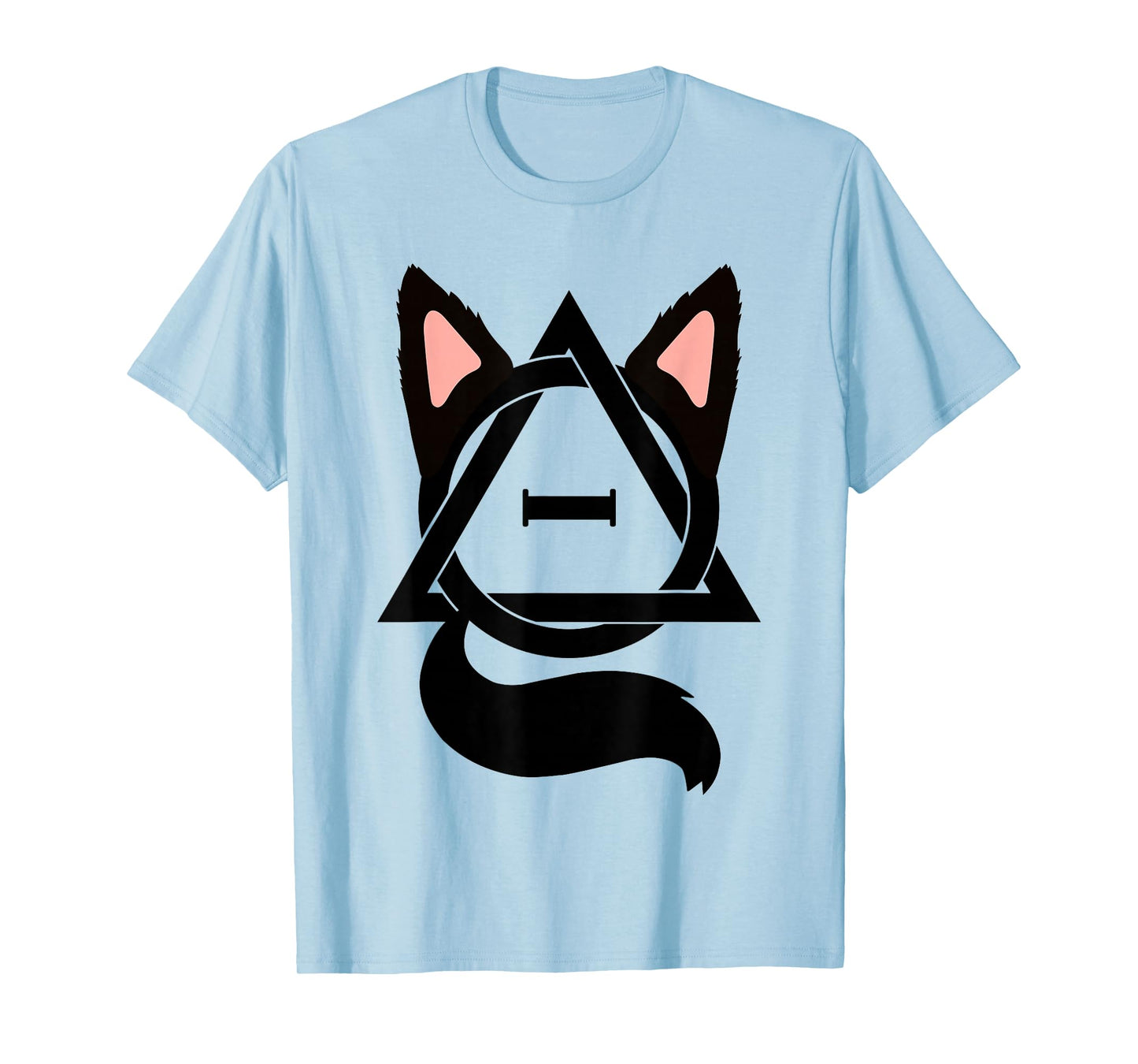 Unique Therian Gifts for Theta Delta Cat Lovers Unisex-Adult Therian Cat T-Shirt Grey Small Classic Fit Polyester 100% Short Sleeve T-Shirt