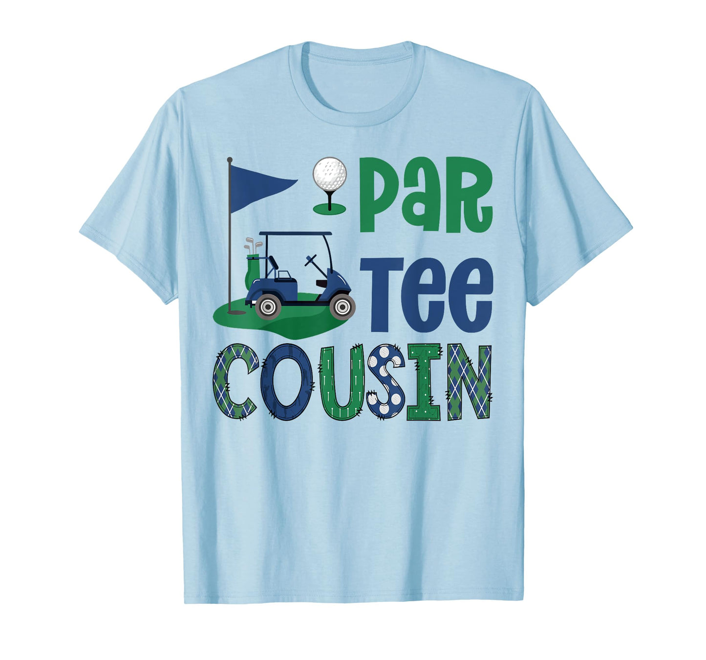 Par-Tee Cousin Golf Lover Birthday Party Family Matching T-Shirt