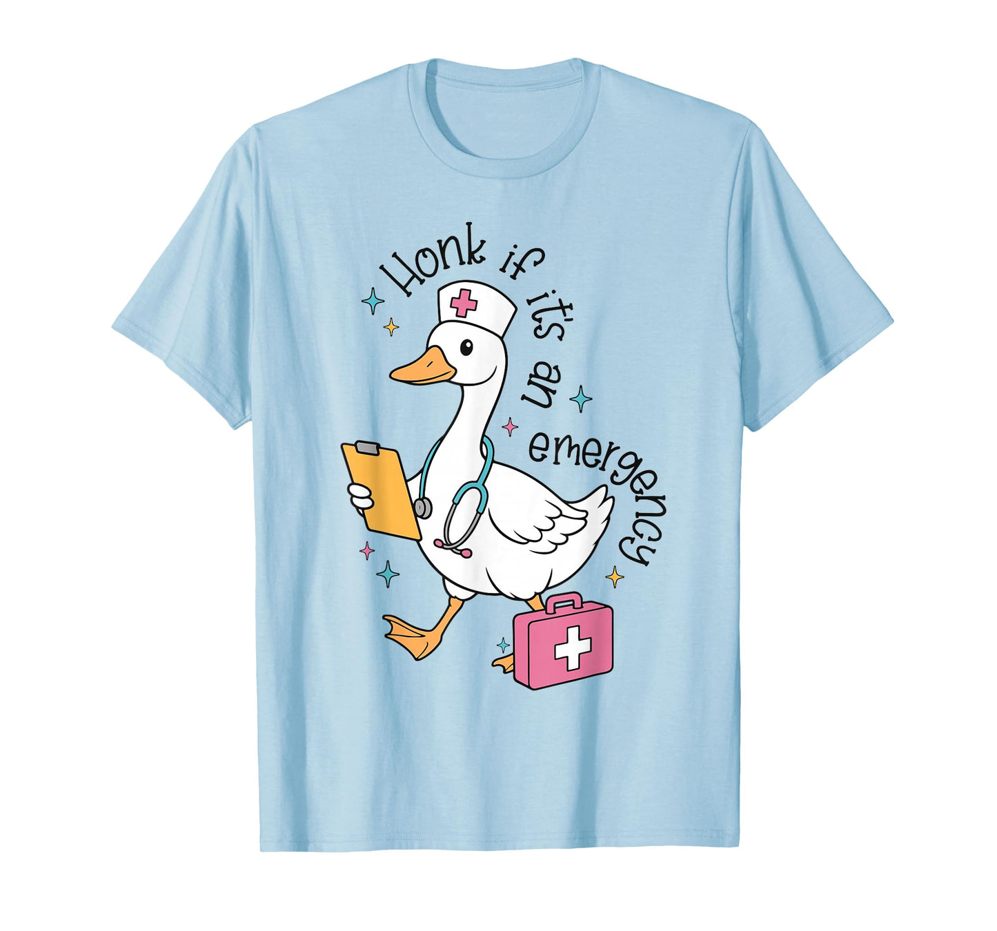 Honk IF It's An Emergency Silly Goose Registered Nurse T-Shirt