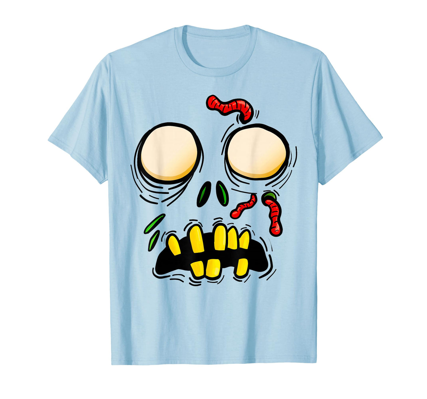 Zombie Face Halloween Costume Matching Family Men Women Kids T-Shirt