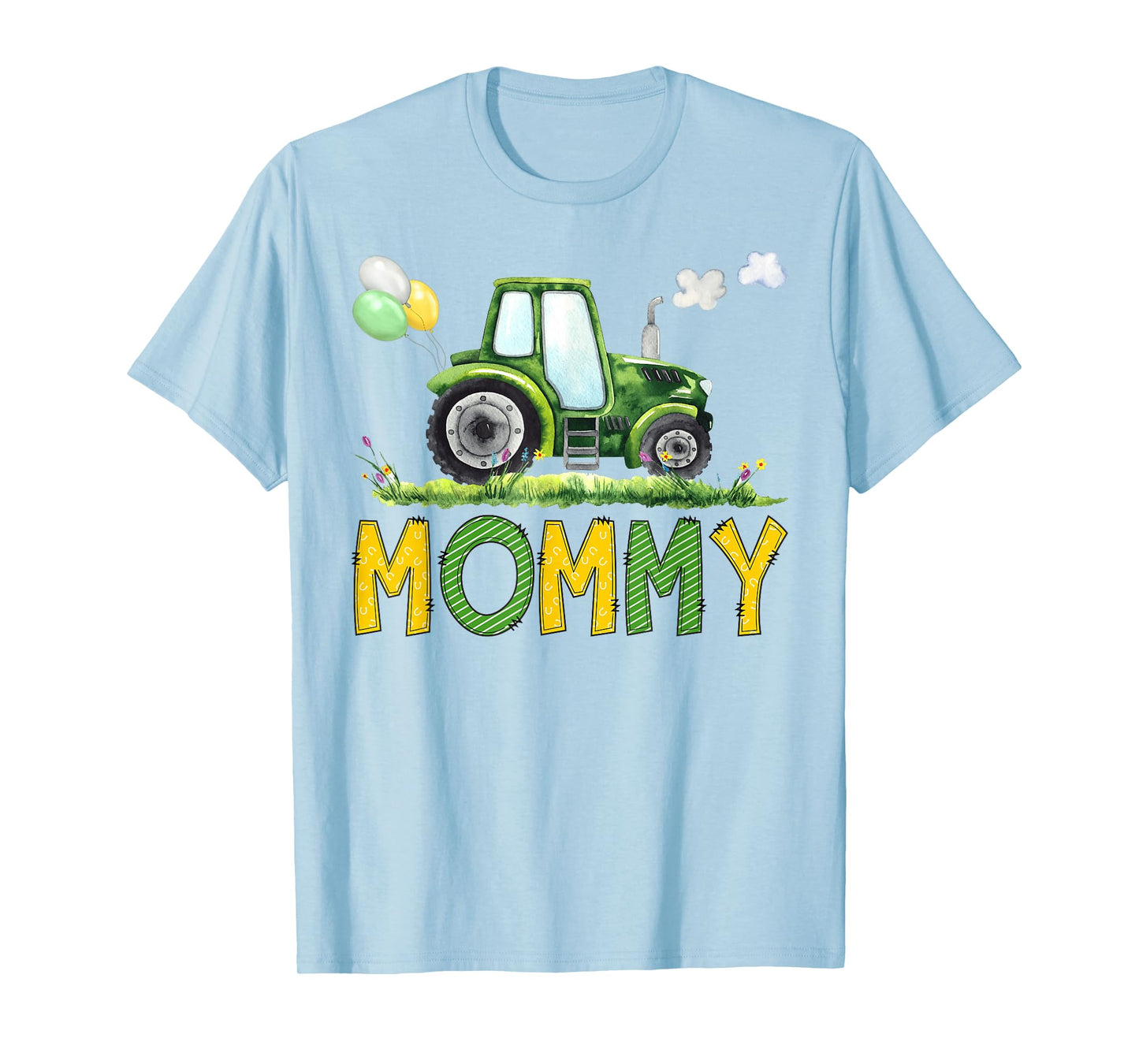 Mommy of The Birthday Boy Tractor Farm Truck Matching T-Shirt