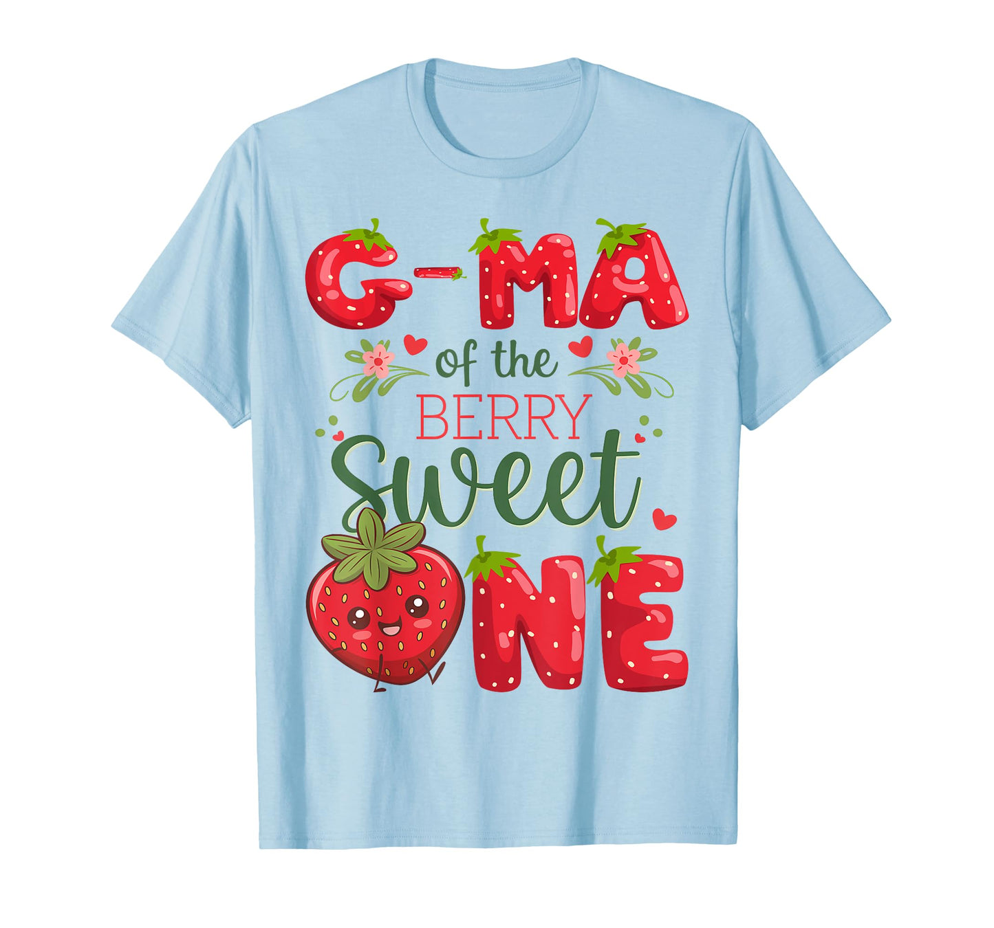G-Ma Of The Berry Sweet One 1St Birthday Strawberry T-Shirt