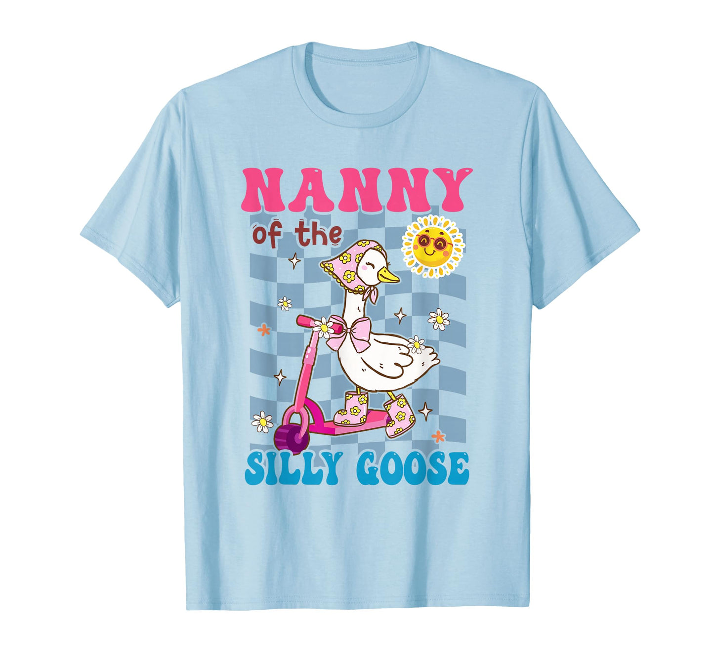 Nanny of The Silly Goose First Birthday Family Matching T-Shirt