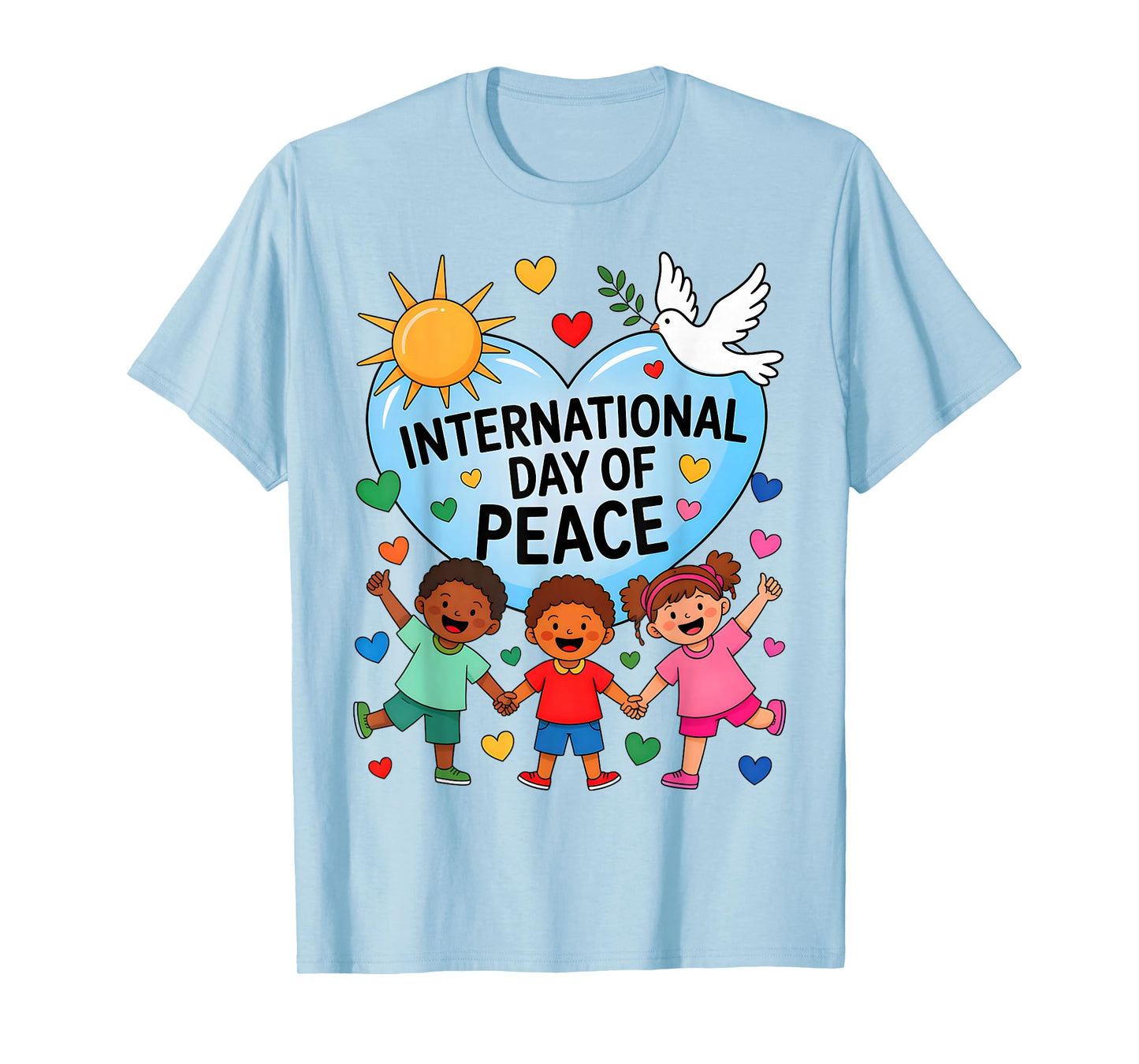 International Day of Peace World Peace Day September 21 Kids T-Shirt