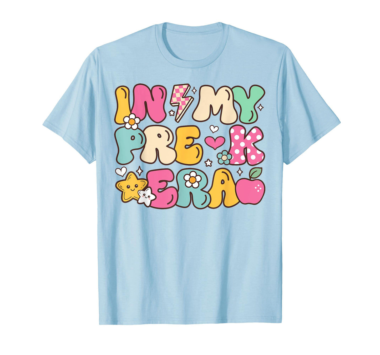 In My Pre-K Era Girl Back To School Cute PreSchool Teacher T-Shirt