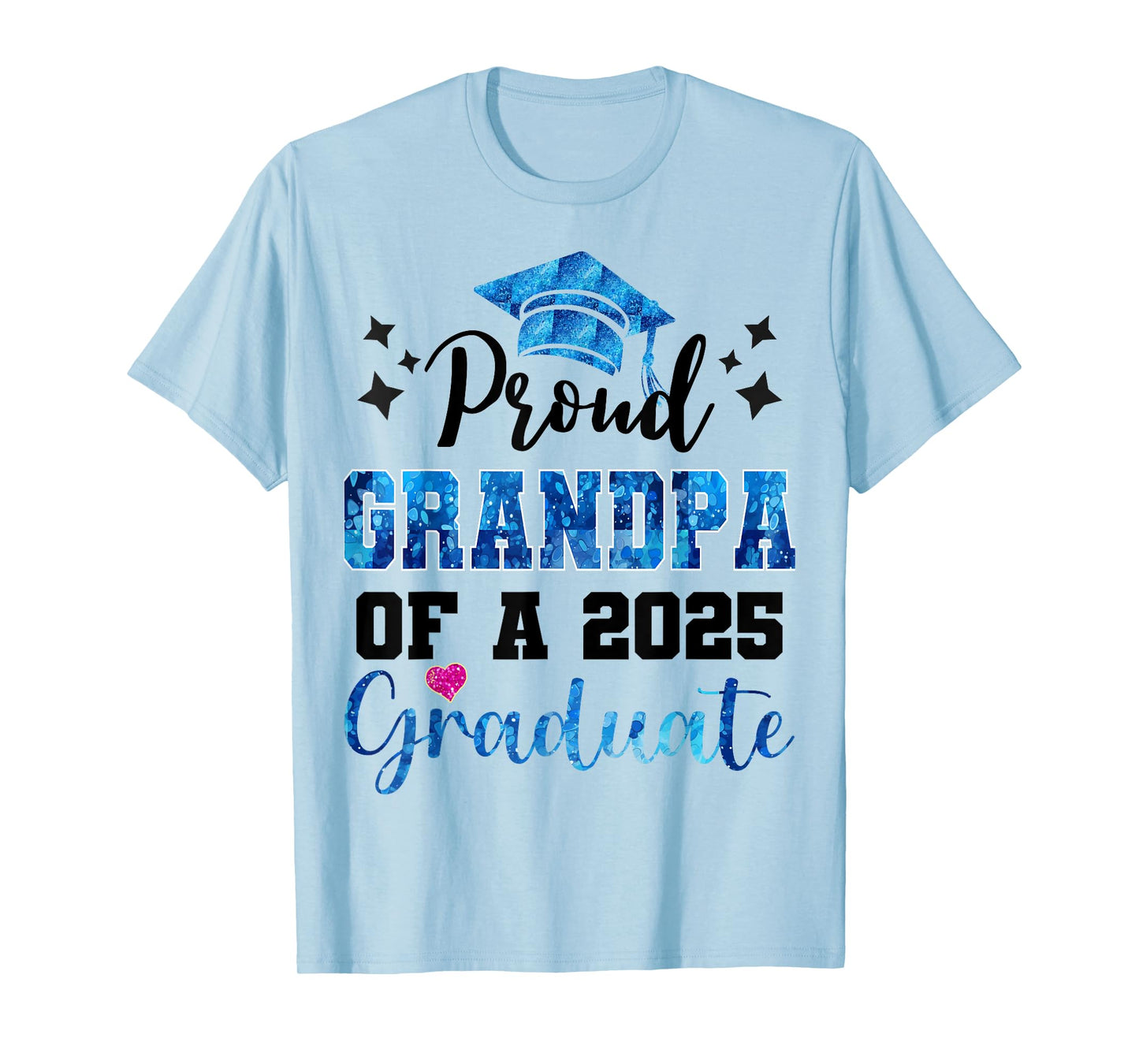 Super Proud Grandpa of 2025 Graduate Graduation Family T-Shirt