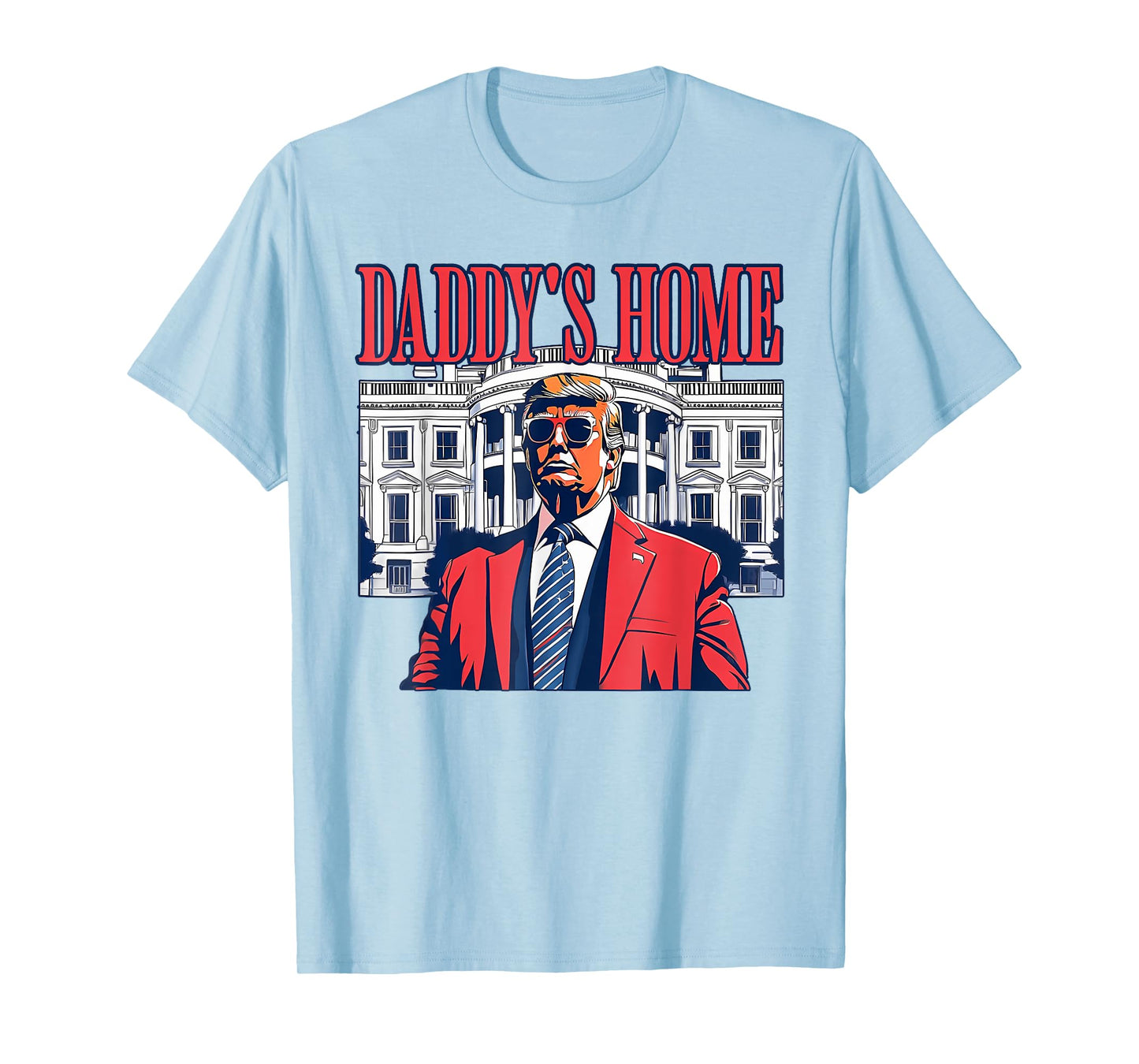 Trump 2024 Take America Back Daddy's Home Trump Pink 2024 T-Shirt