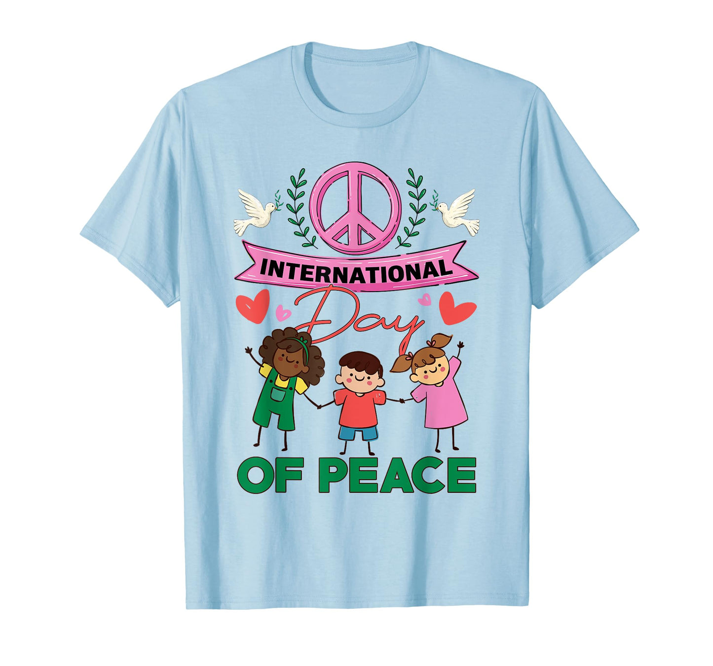 International Day Of Peace World Peace Day September 21 Kids T-Shirt