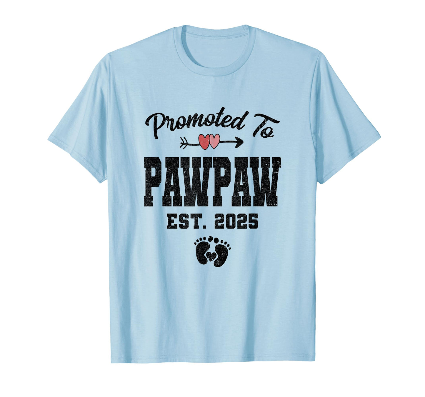 Promoted To Pawpaw Est 2025 First Time Fathers Day T-Shirt