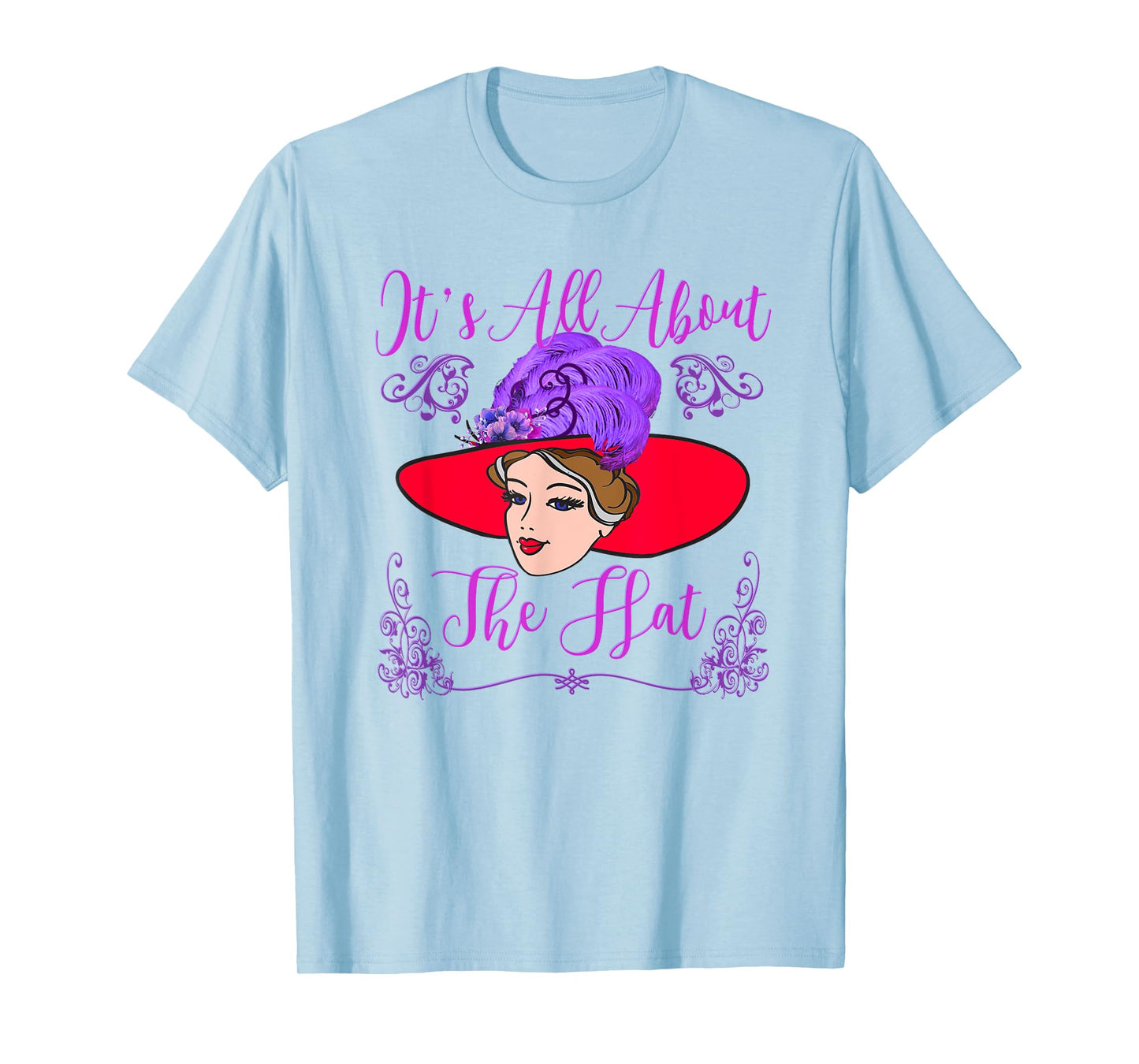 Red Hat It's All About the Hat Vintage Style T Shirt T-Shirt