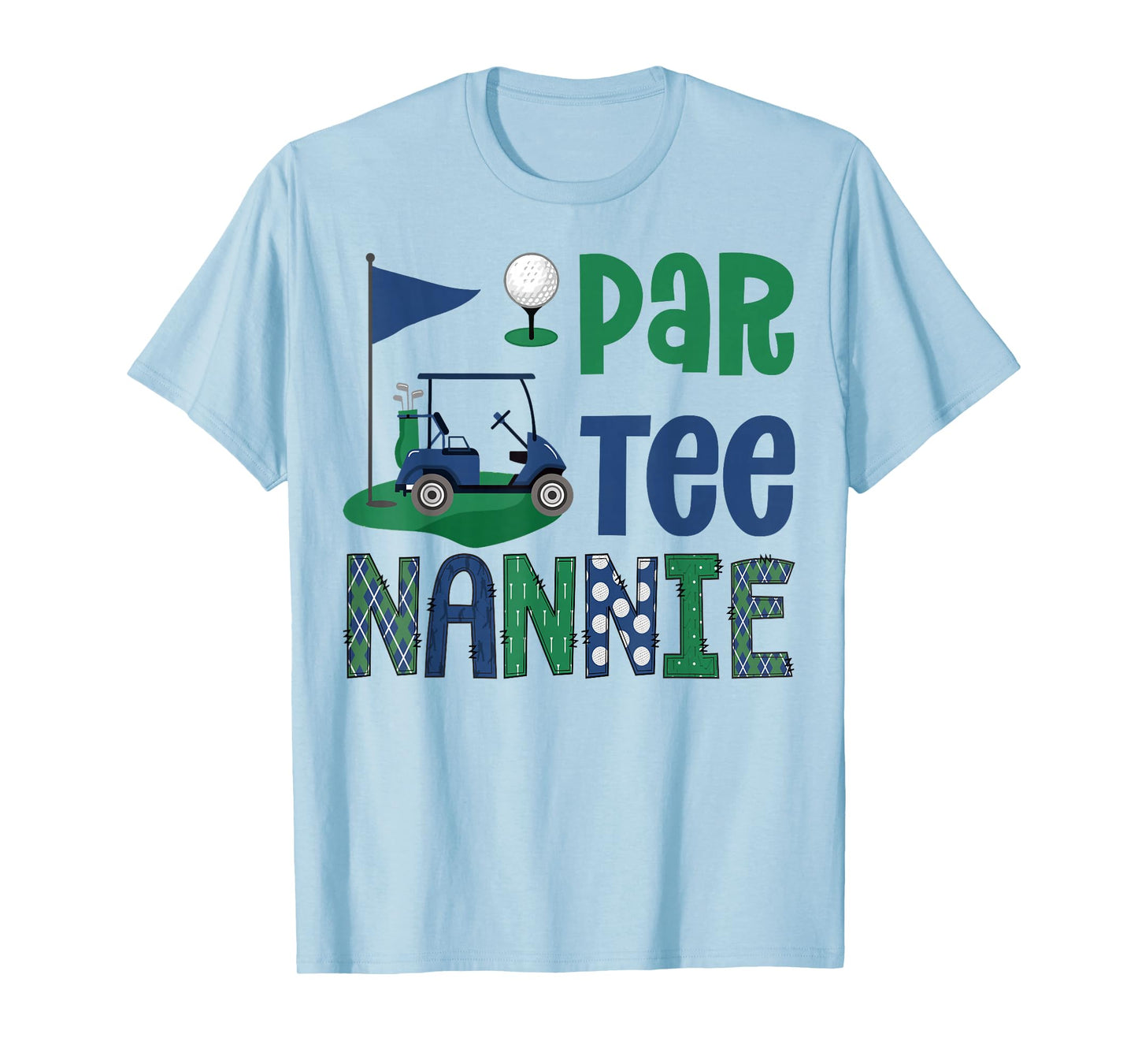 Par-Tee Nannie Golf Lover Birthday Party Family Matching T-Shirt