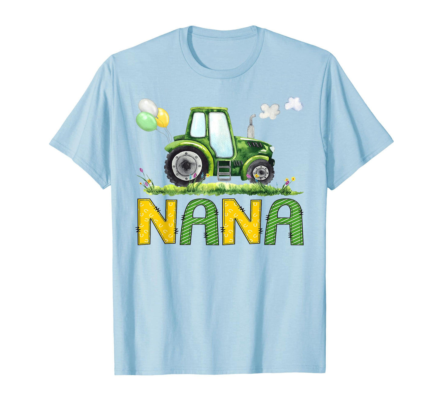Nana of The Birthday Boy Tractor Farm Truck Matching T-Shirt