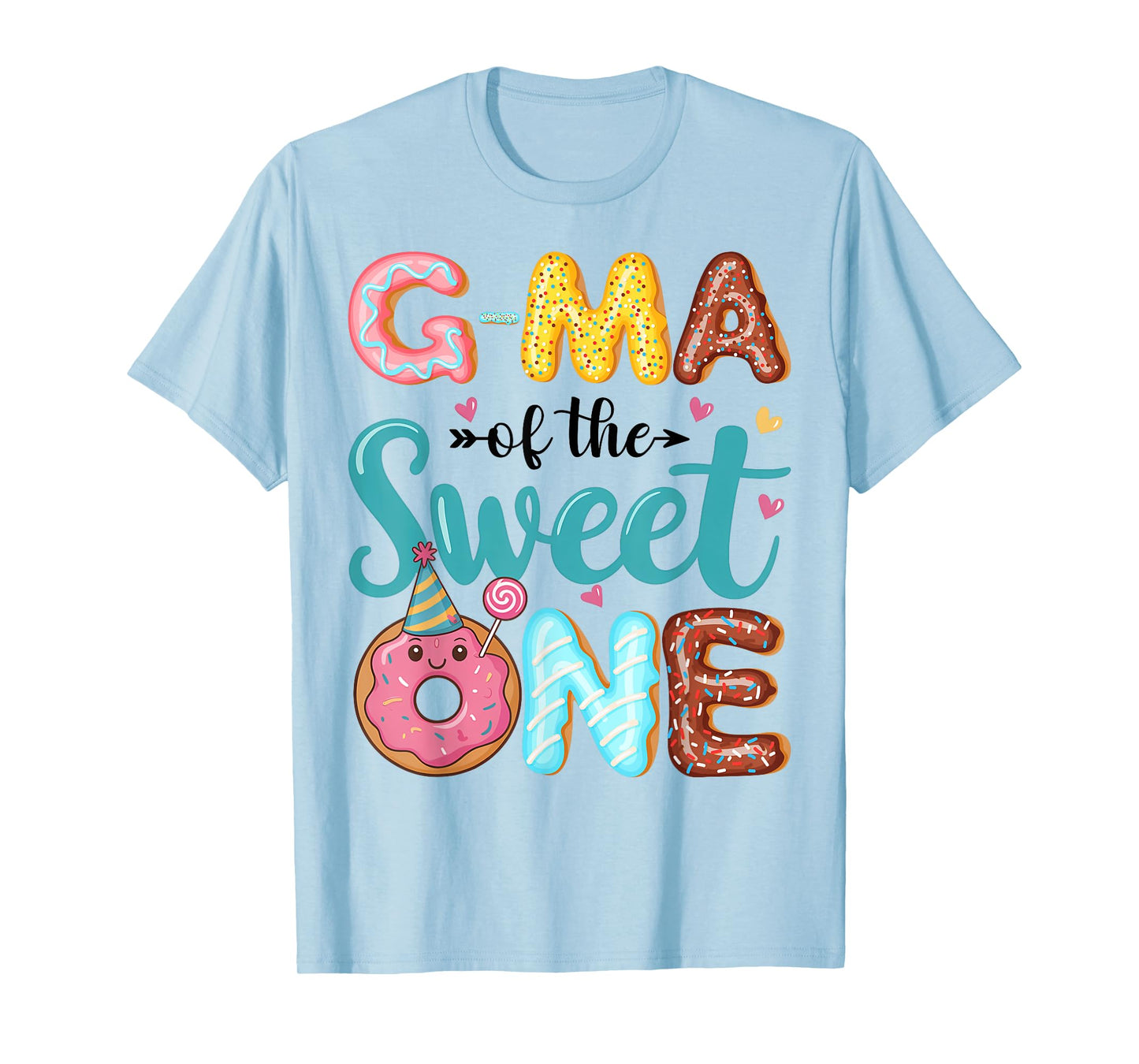 G-Ma Of The Sweet One 1st Birthday Girl Donut Party T-Shirt