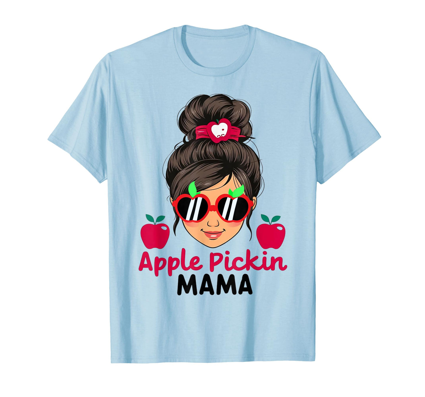 Apple Pickin Mama Cute Mom Apple Picking Crew Harvest Season T-Shirt