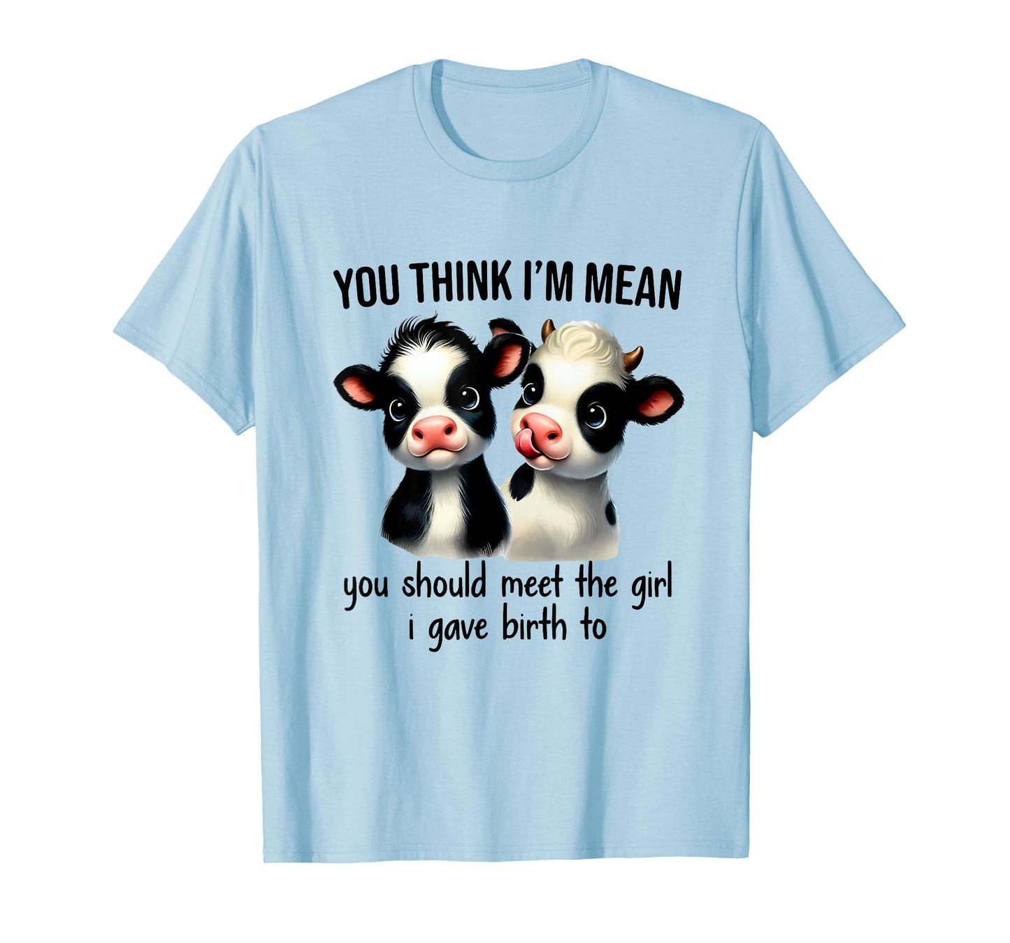 You Think I'm Mean You Should Meet The Girl I Gave Birthday T-Shirt
