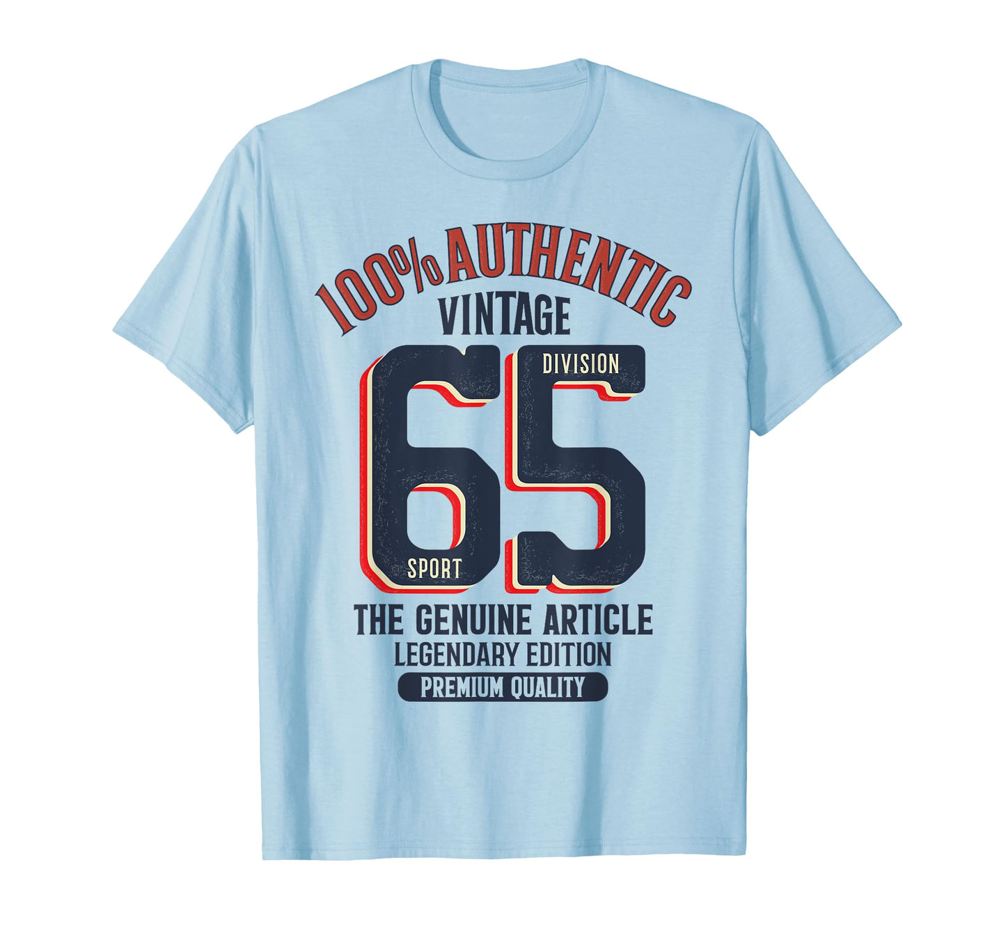 Vintage Sport Division 1965 - 60th Birthday Gift for Men T-Shirt