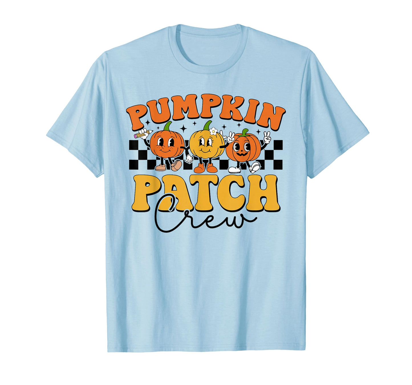 Pumpkin Patch Crew Retro Fall Autumn Thanksgiving T-Shirt