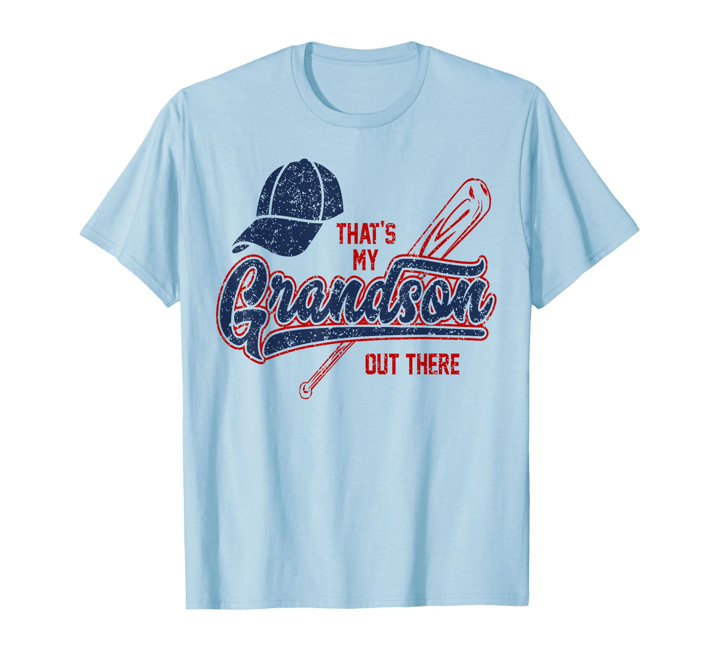 Thats My Grandson Out There Baseball Grandma Mother's Day T-Shirt