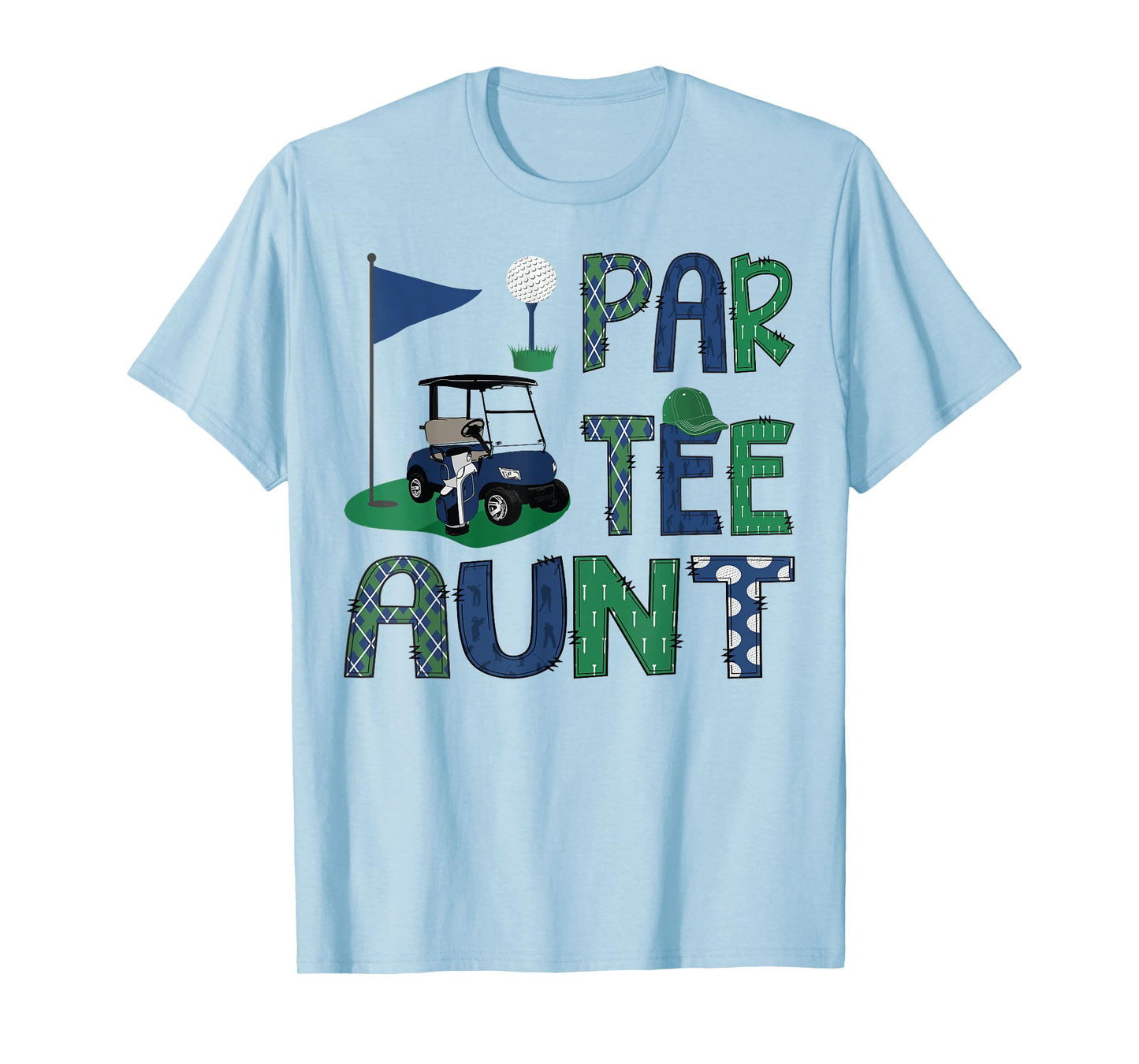 Par-Tee Aunt Golf Lover Birthday Party Family Matching T-Shirt