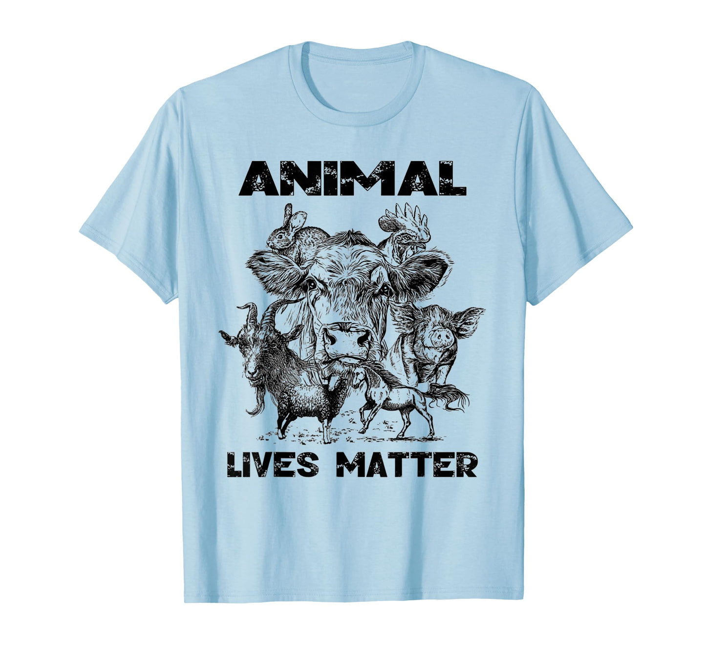 Animal Lives Matter Vegan Gift T-Shirt