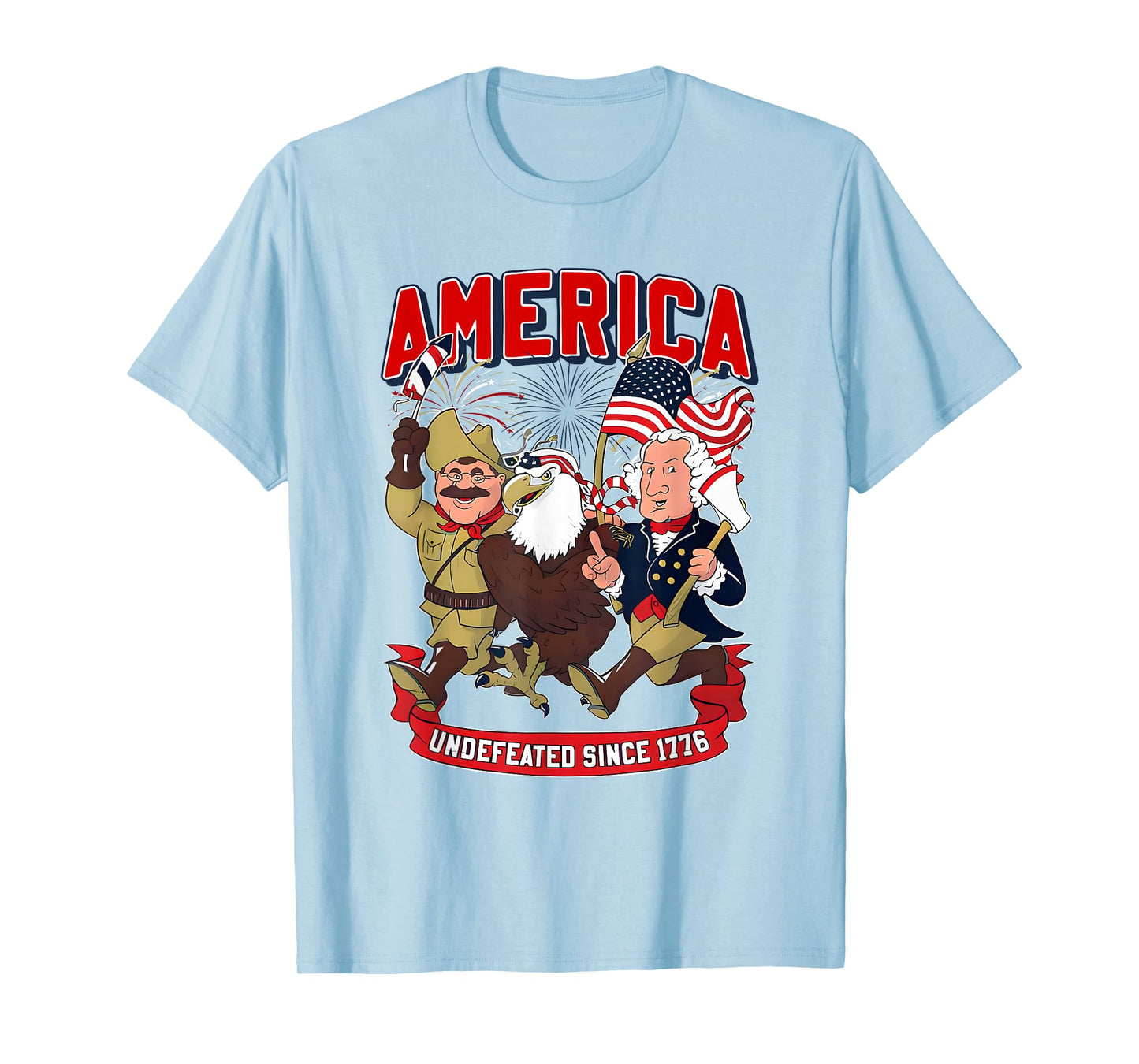 Funny 4th Of July America Undefeated Since 1776 T-Shirt