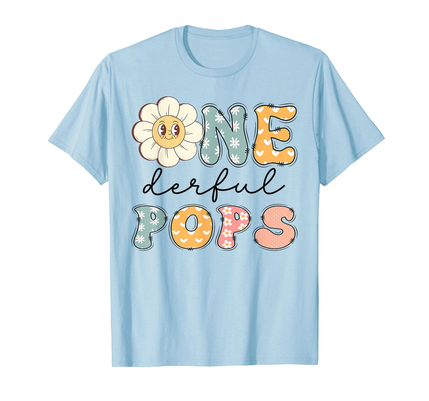 One Derful Pops Daisy First Birthday Family Matching T-Shirt