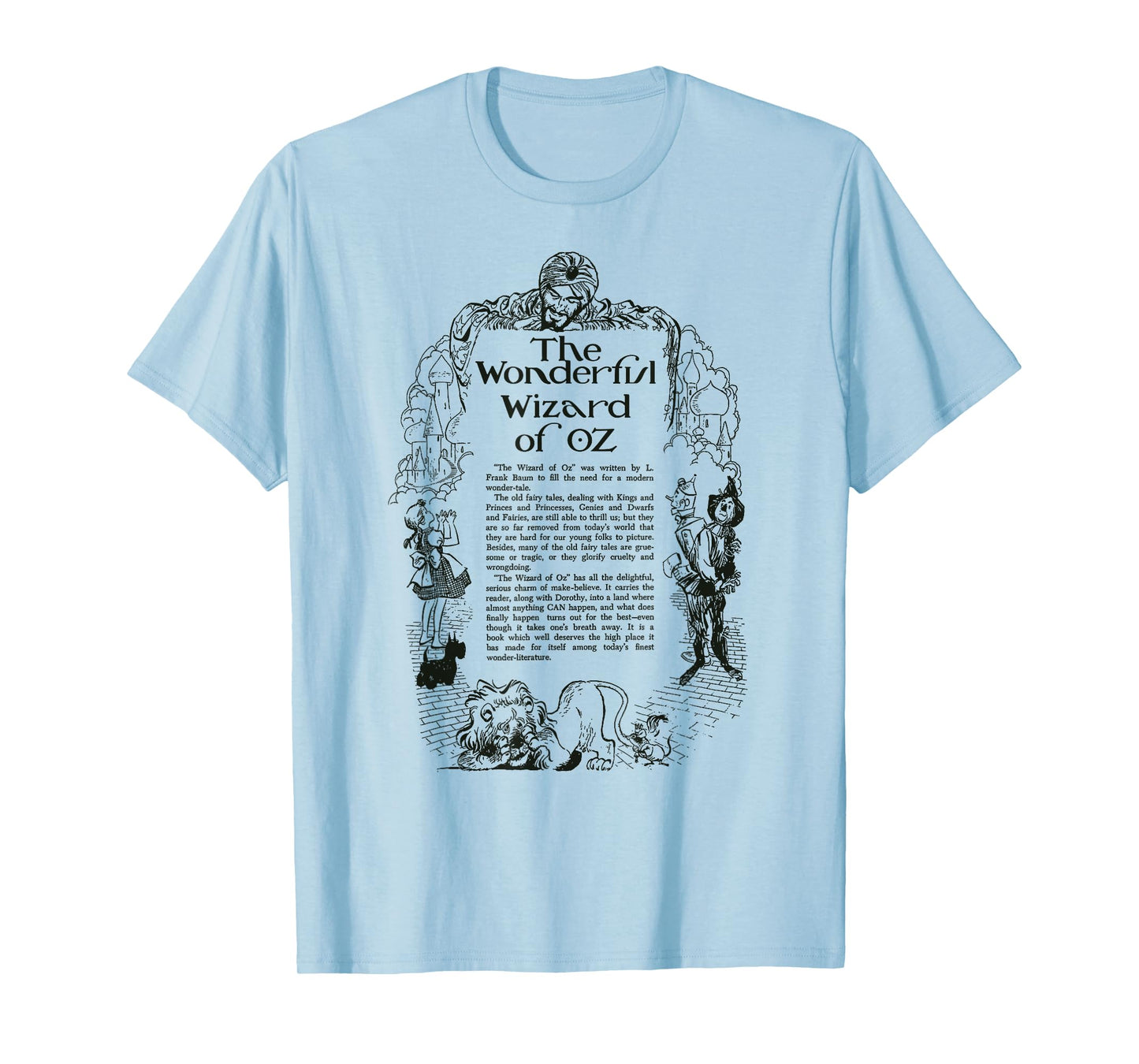 Retro Vintage Wizard of OZ Gifts Oz Book Dorothy Toto Lion Scarecrow Tin Man Wizard of OZ T-Shirt