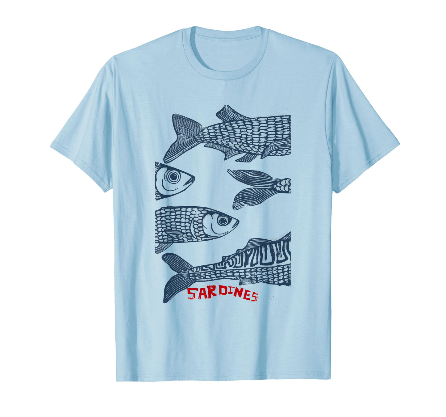 Sardines Tinned Fish Retro Graphic For Men Women T-Shirt
