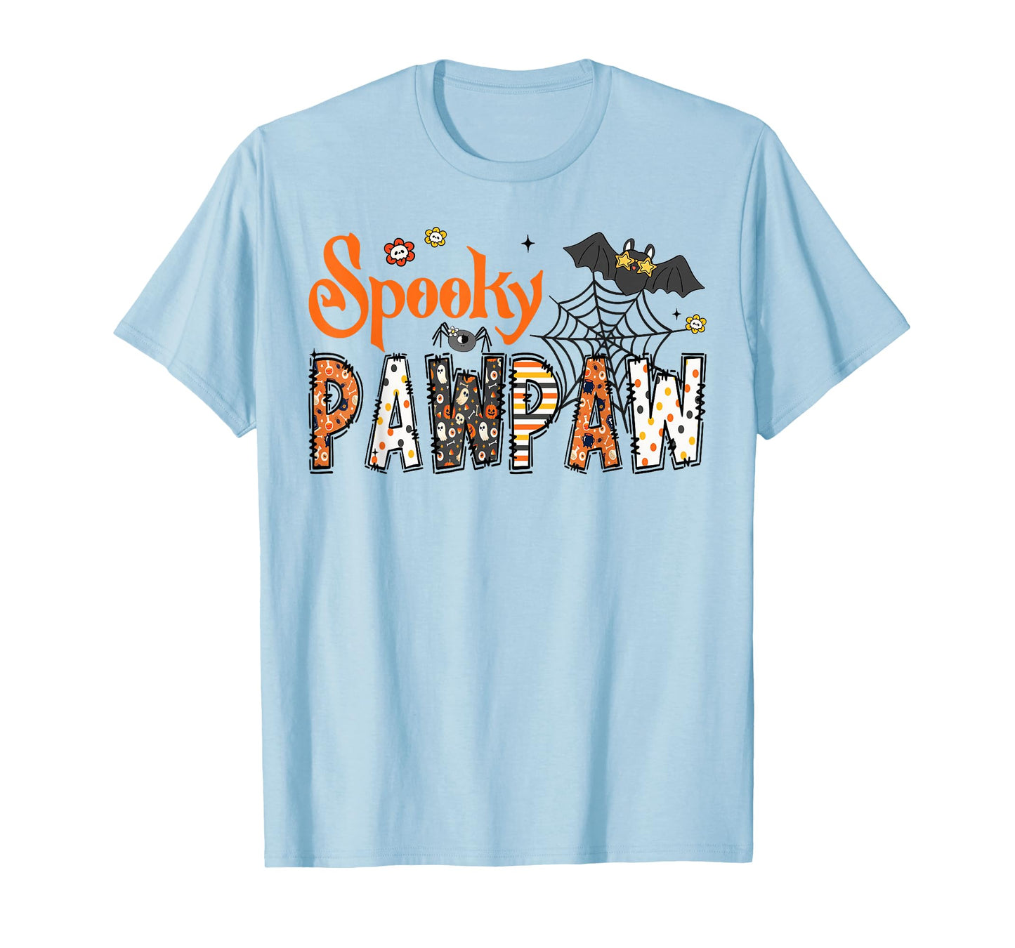 Spooky Pawpaw Halloween One Spooky Pawpaw Life T-Shirt