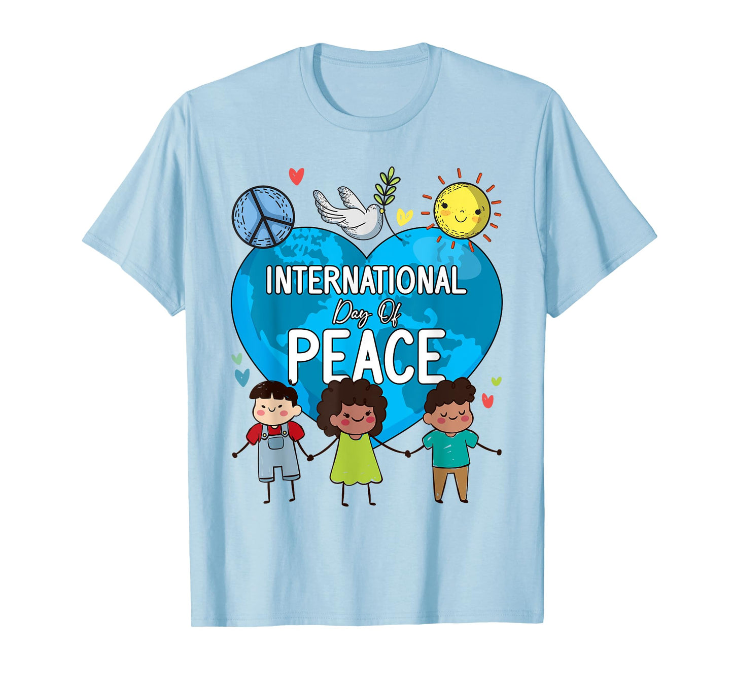 Peace Bird International Day Of Peace September 21st Kids T-Shirt