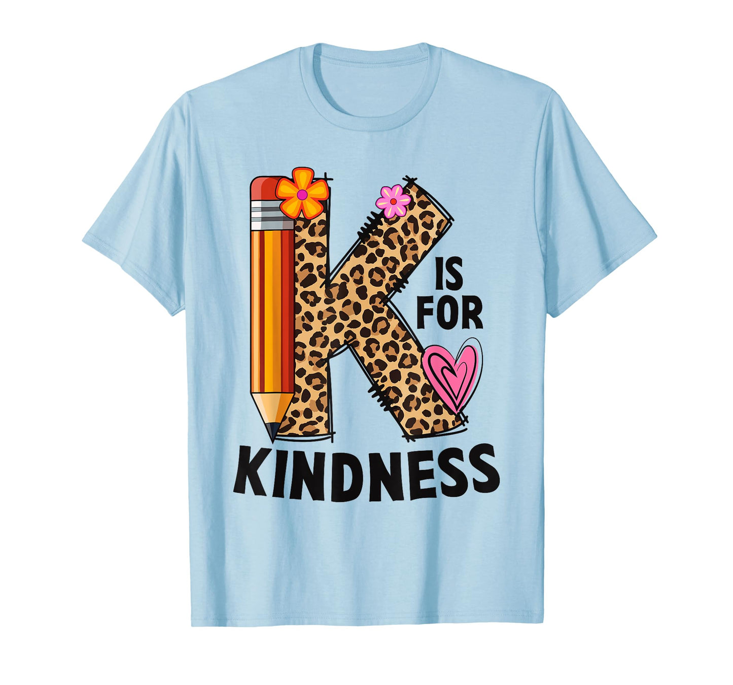 K is for Kindness Unity Day Teacher Kids T-Shirt