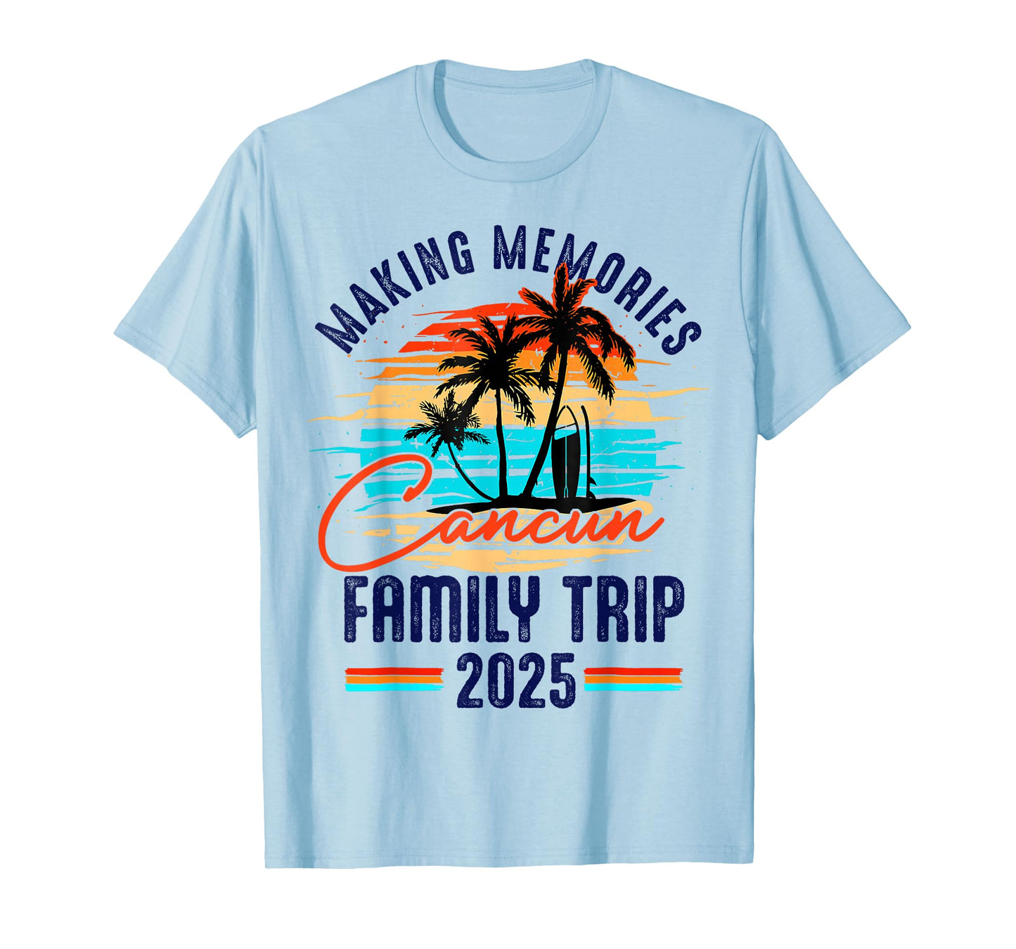 Family Cancun Vacation 2025 Summer Vacation Matching Group T-Shirt