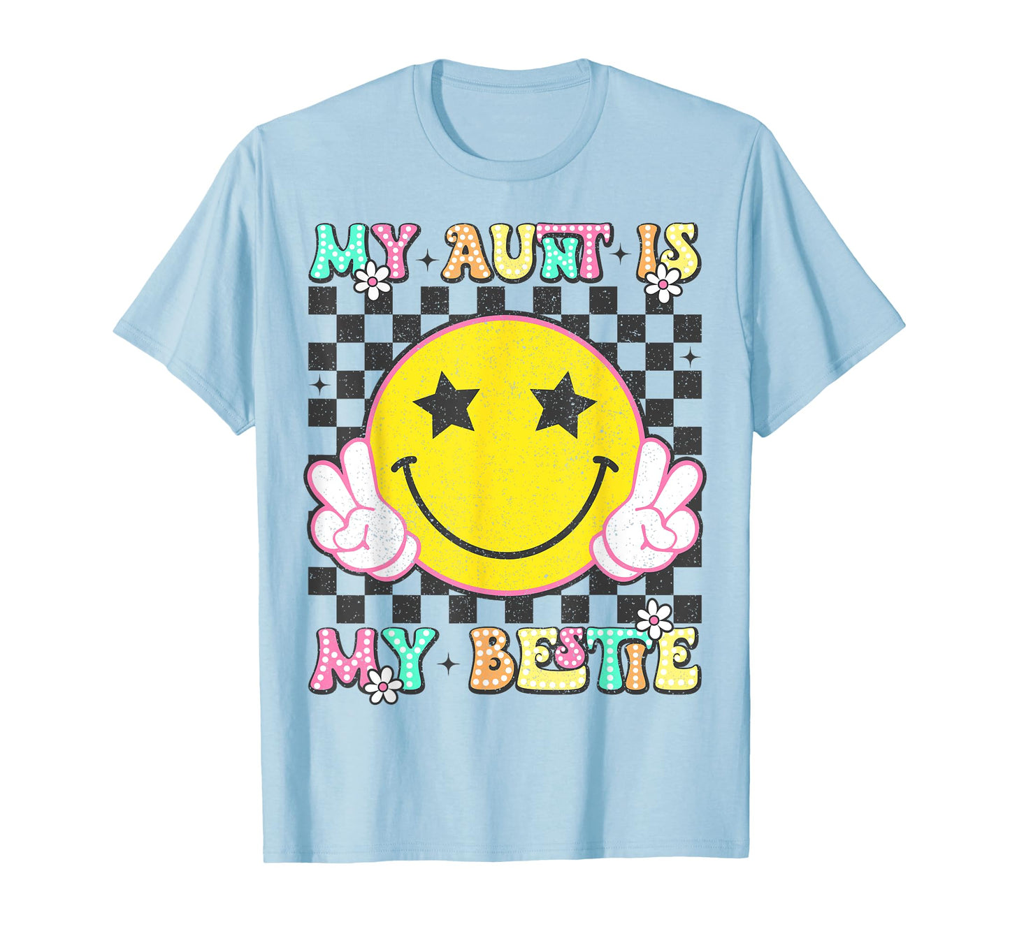 Retro My Aunt is My Bestie Aunt And niece Matching T-Shirt