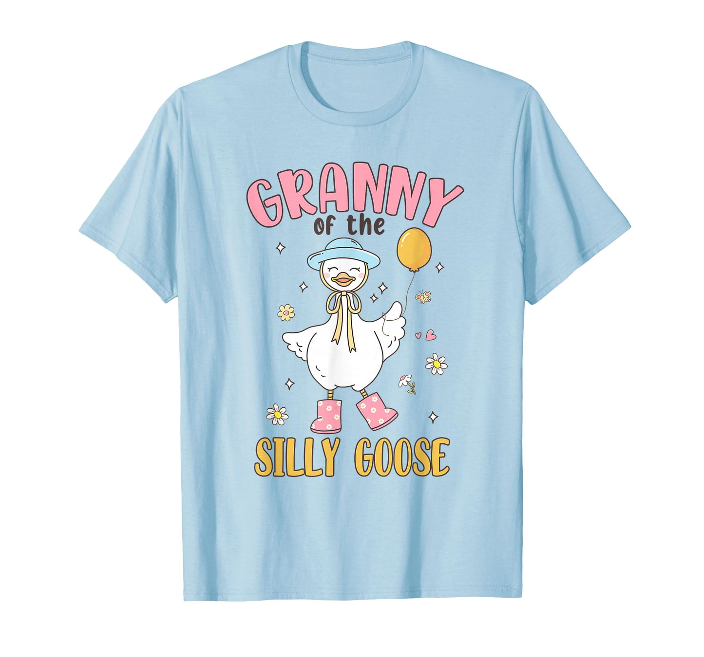 Granny of The Silly Goose First Birthday Family Matching T-Shirt