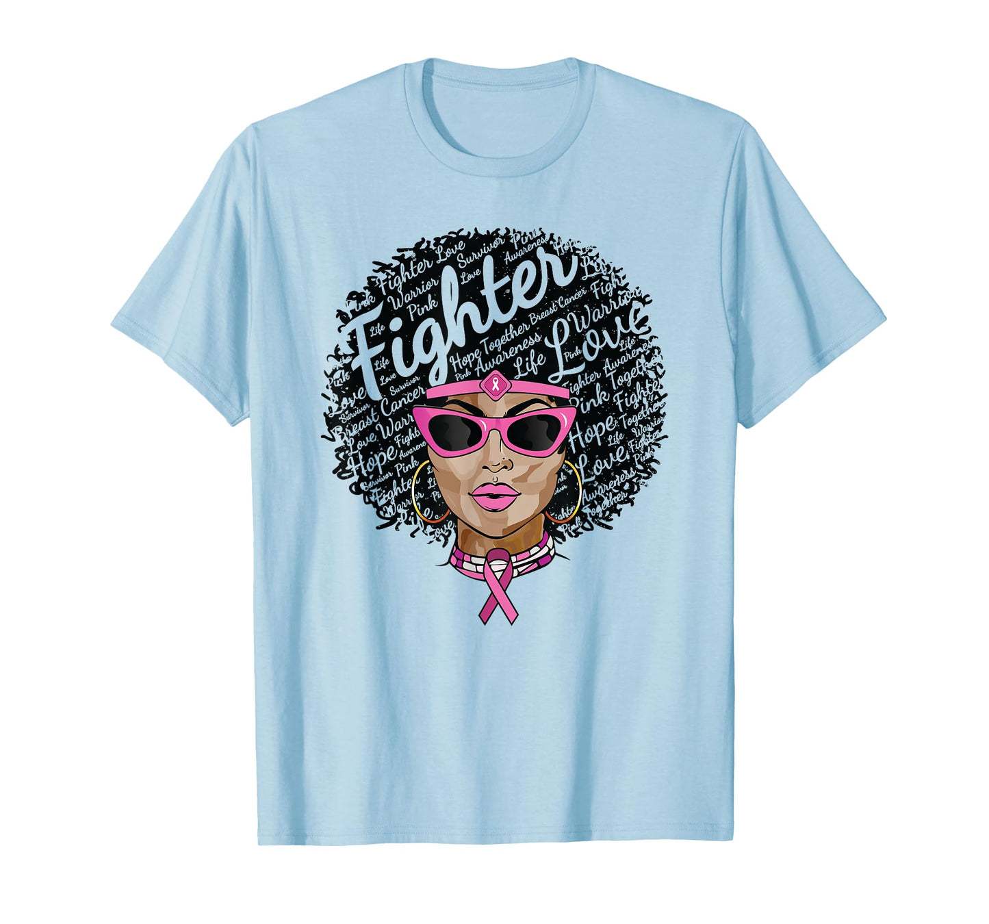 Breast Cancer Shirt for Women African American T-Shirt