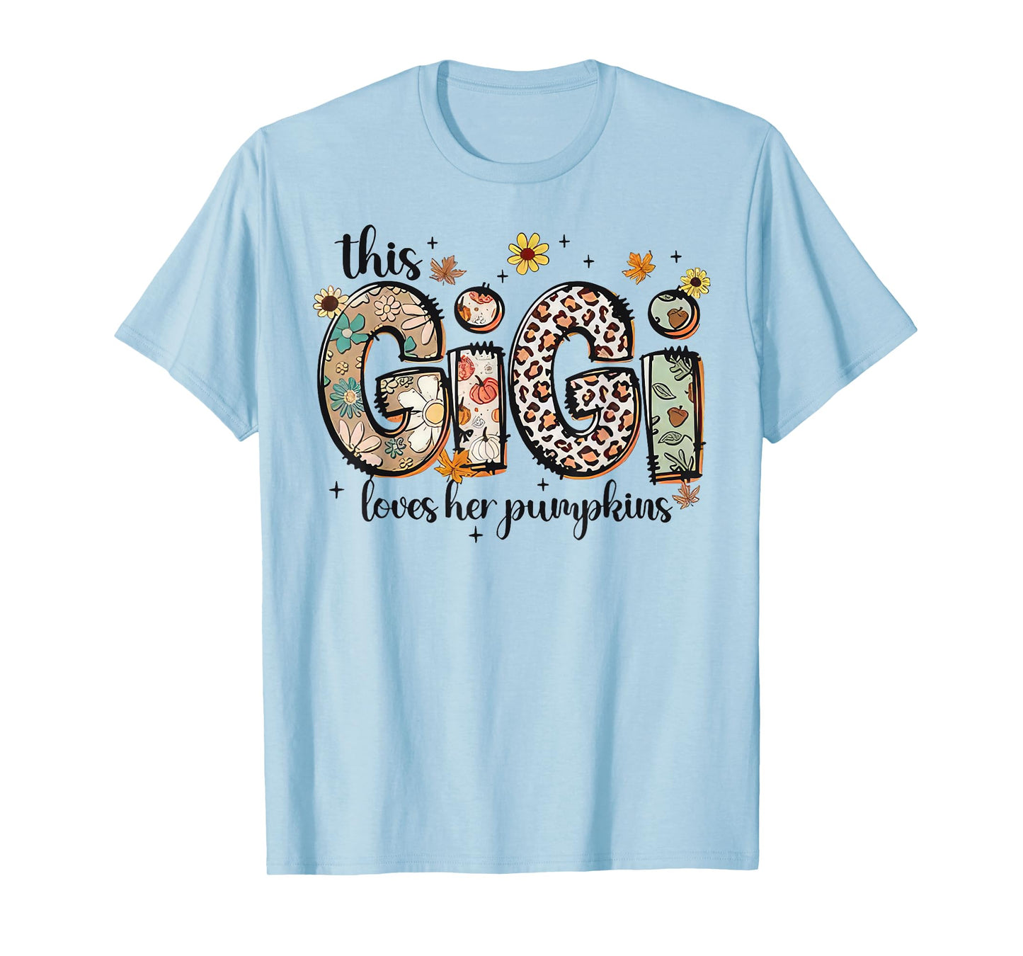 This Gigi Loves Her Pumpkins Fall Thanksgiving T-Shirt