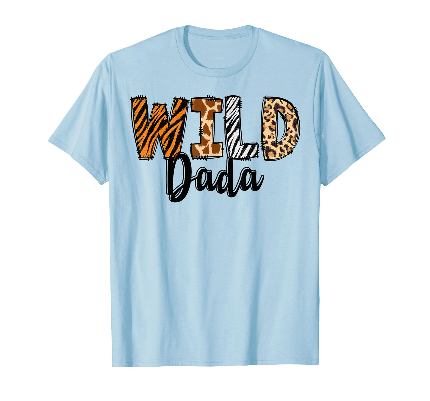 Wild Dada Zoo Born Two Be Wild B-day Safari Jungle Animal T-Shirt
