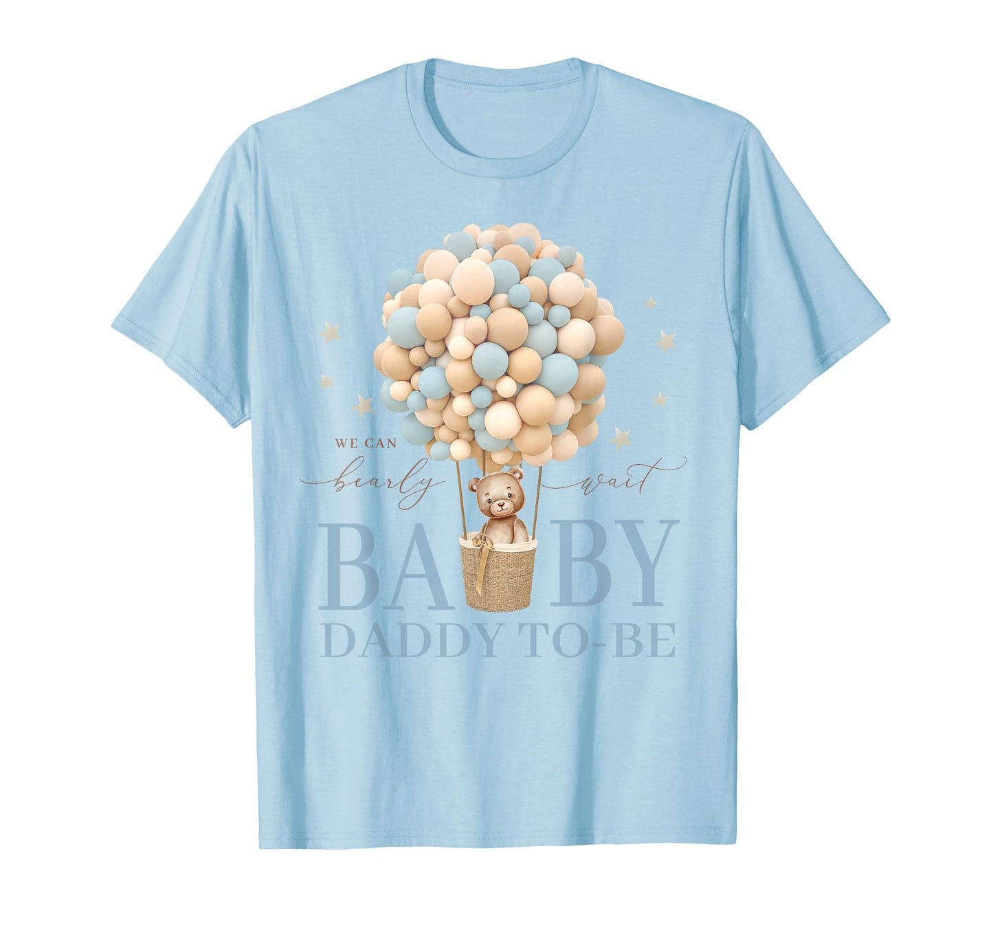 Daddy We Can Bearly Wait Baby Shower Bear Family Matching T-Shirt
