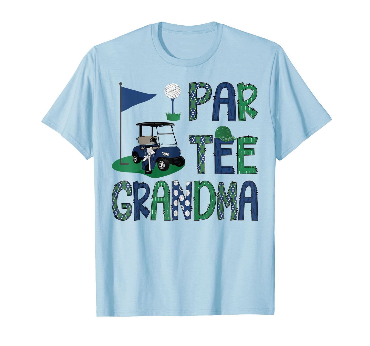 Par-Tee Grandma Golf Lover Birthday Party Family Matching T-Shirt