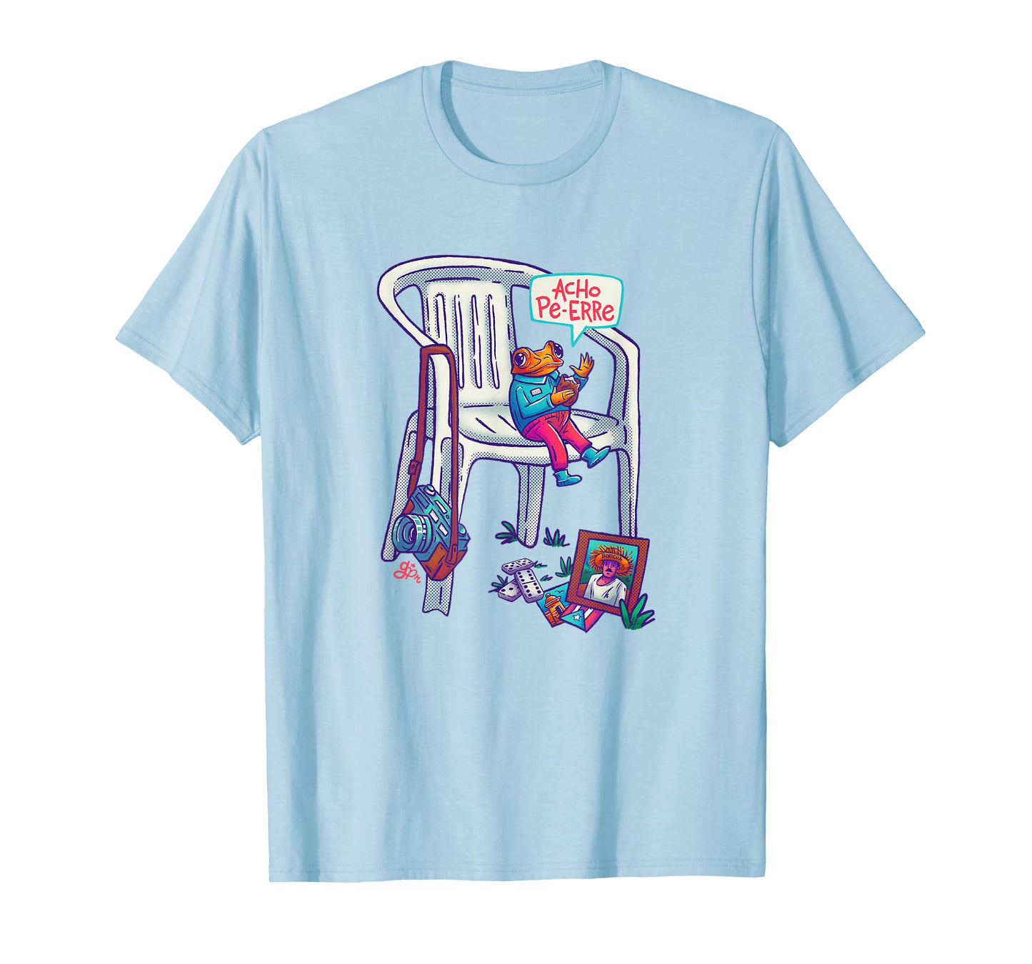 Sapo Concho Acho Pe Erre Puerto Rico Bandera Boricua T-Shirt