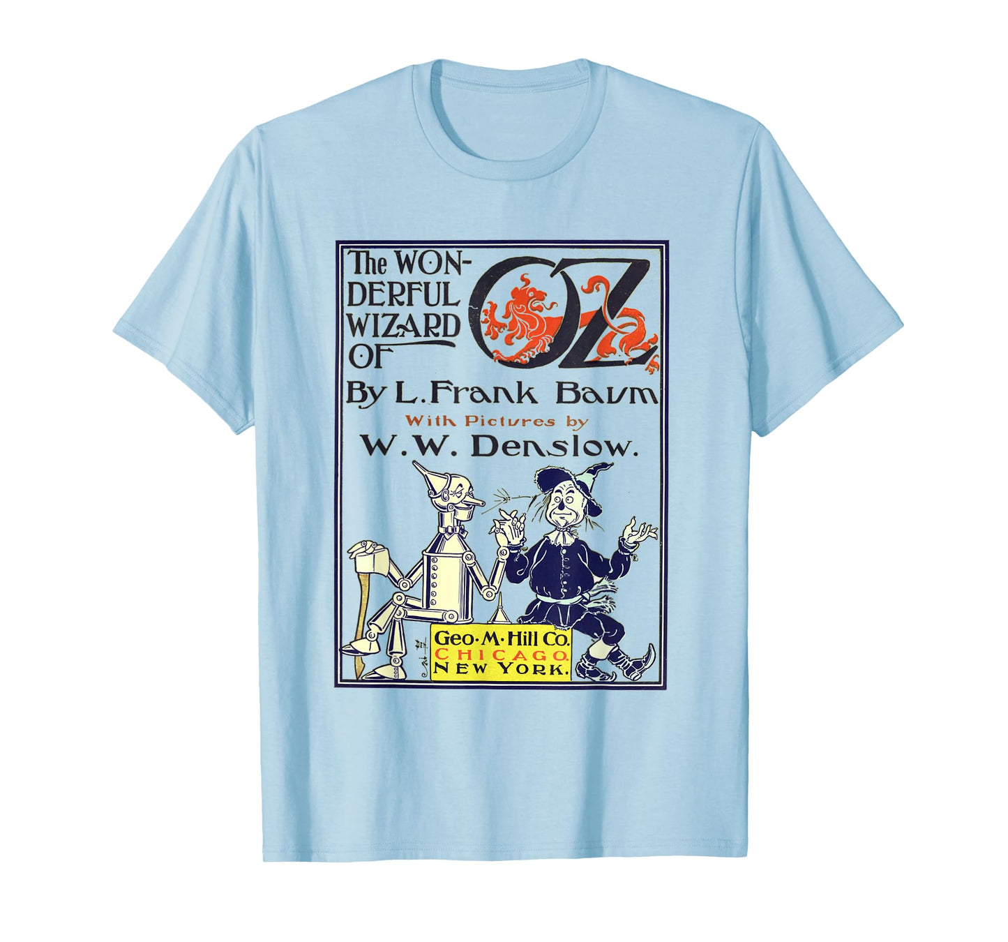 Classic Vintage Book Cover "The Wonderful Wizard of Oz" T-Shirt